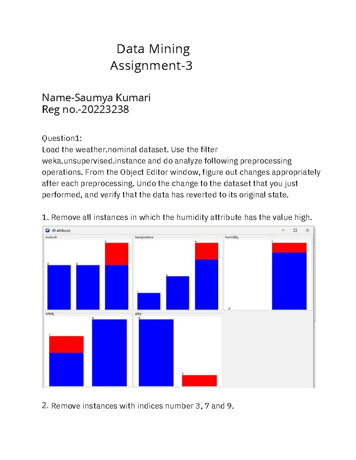 Lab Assignment 3 - uju uy kjkuyky - Data Mining Assignment- Name-Saumya ...