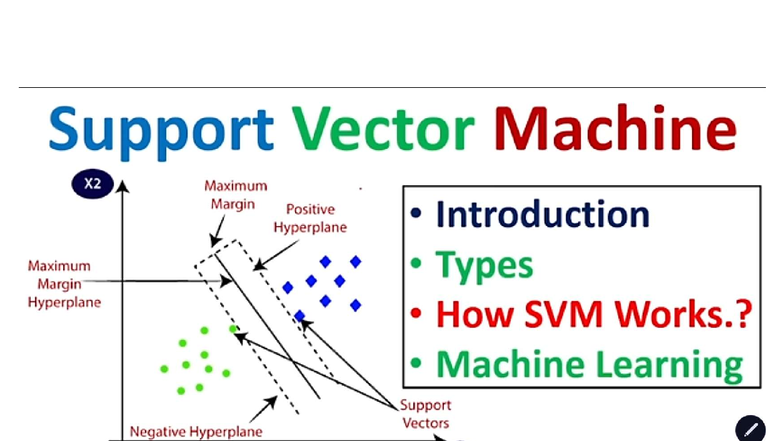 SVM - Understanding Maximum Margin Hyperplanes and Kernel Tricks - Studocu