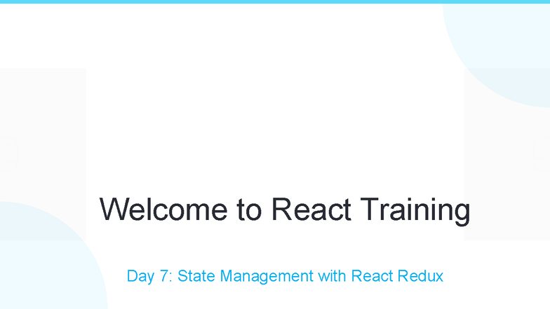 React Training Day 7: State Management with Redux Toolkit - Studocu
