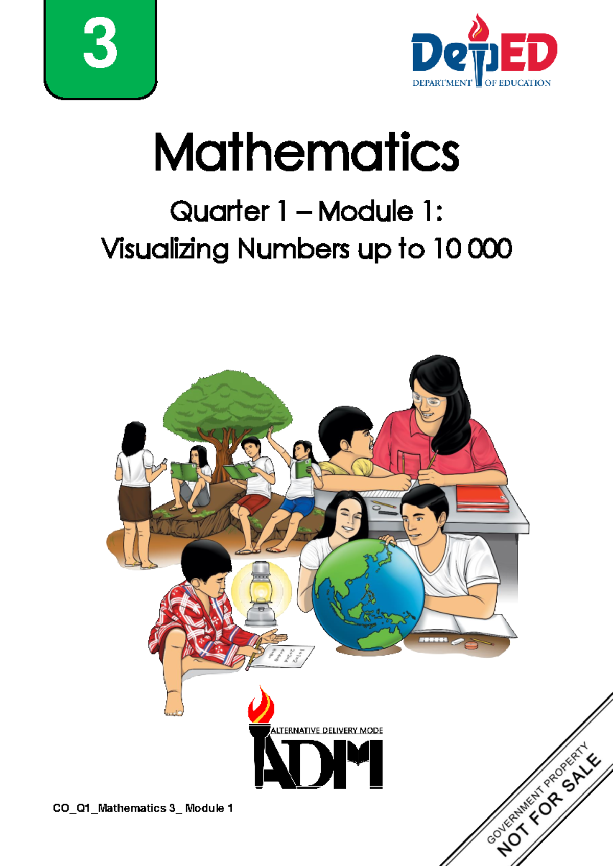 Math3 Q1 Mod1: Visualizing Whole Numbers up to 10,000 - Studocu