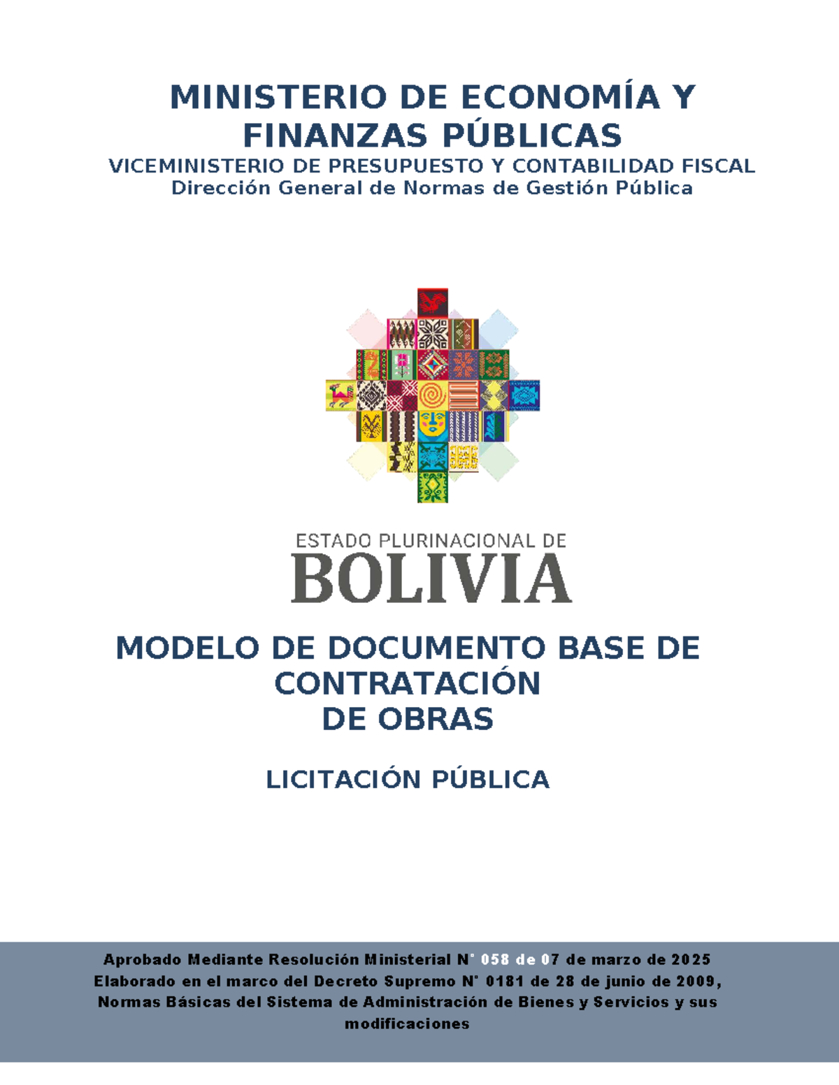 Modelo DBC para Contratación de Obras - Licitación Pública (CUCE) - Studocu