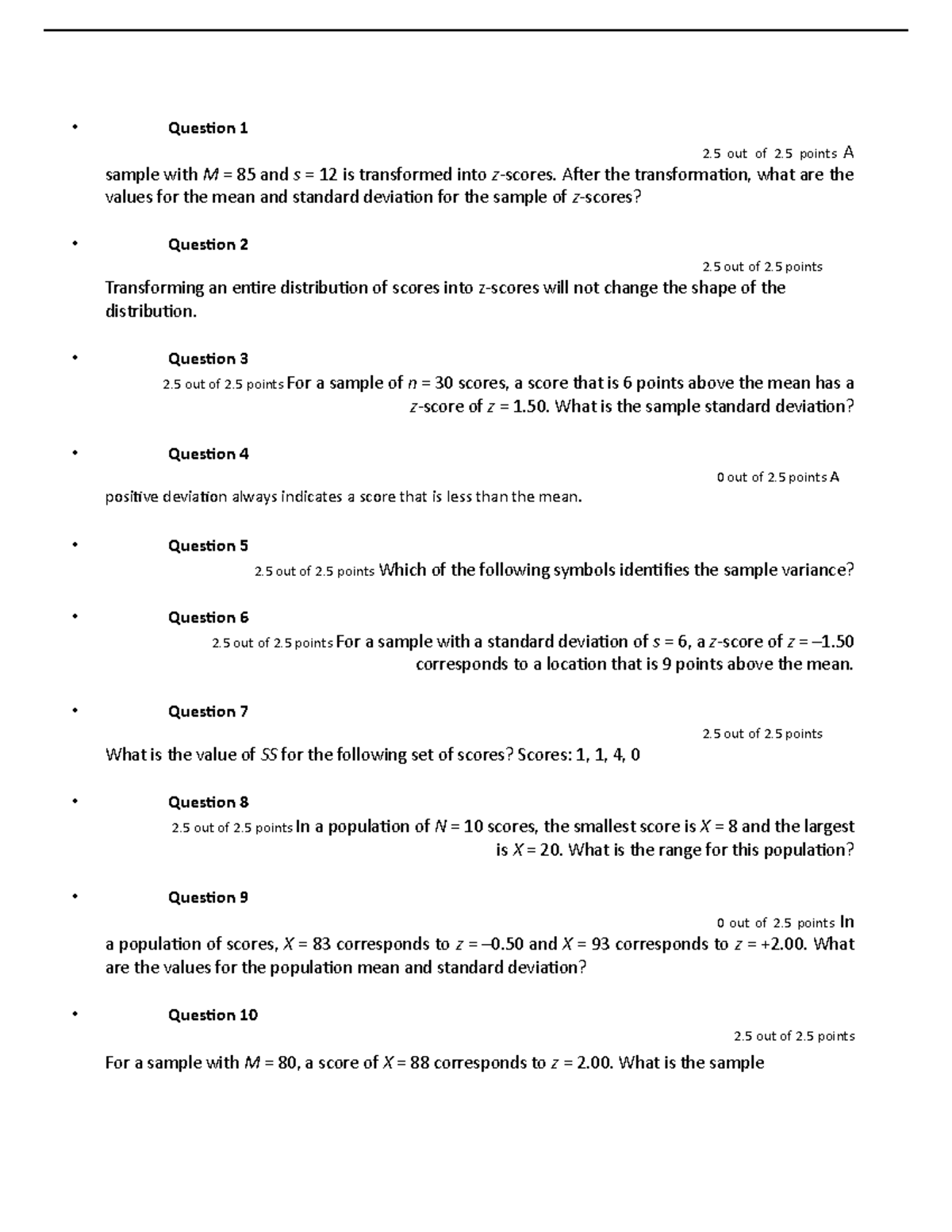 PSYC 202 - Exam 2 Questions and Answers Review - Studocu