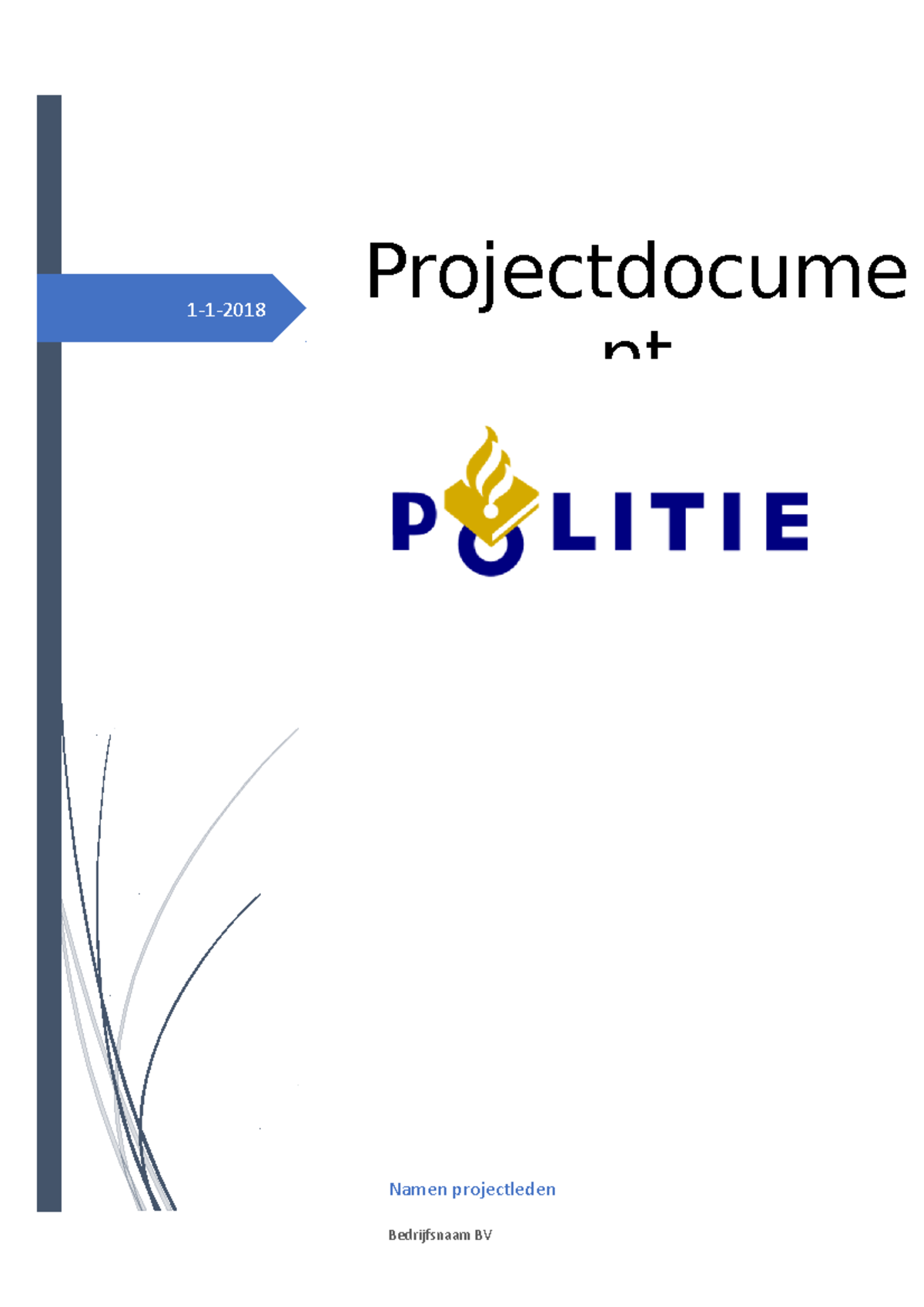 Projectdocument Template - ITRAPP: Richtlijnen en Structuur - Studeersnel