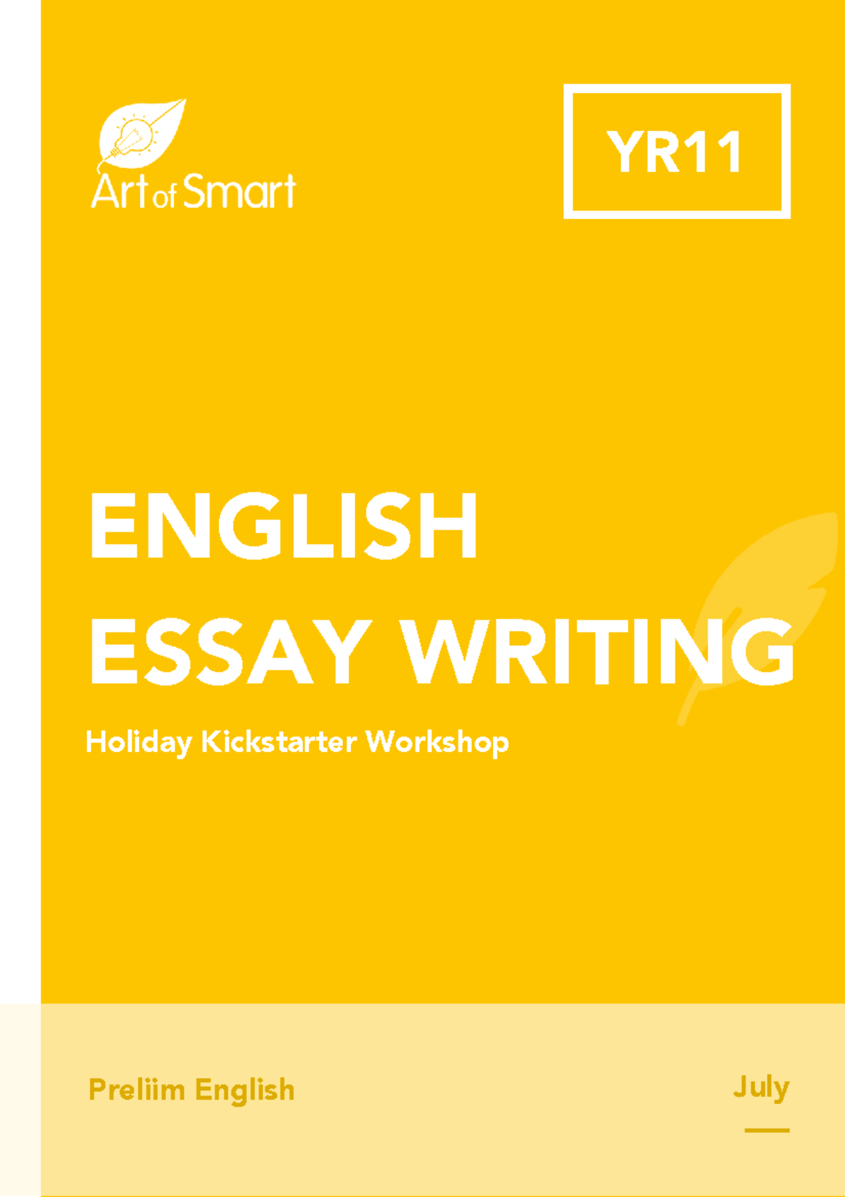 Year 11 Essay Workshop - ENGLISH ESSAY WRITING Preliim English July ...