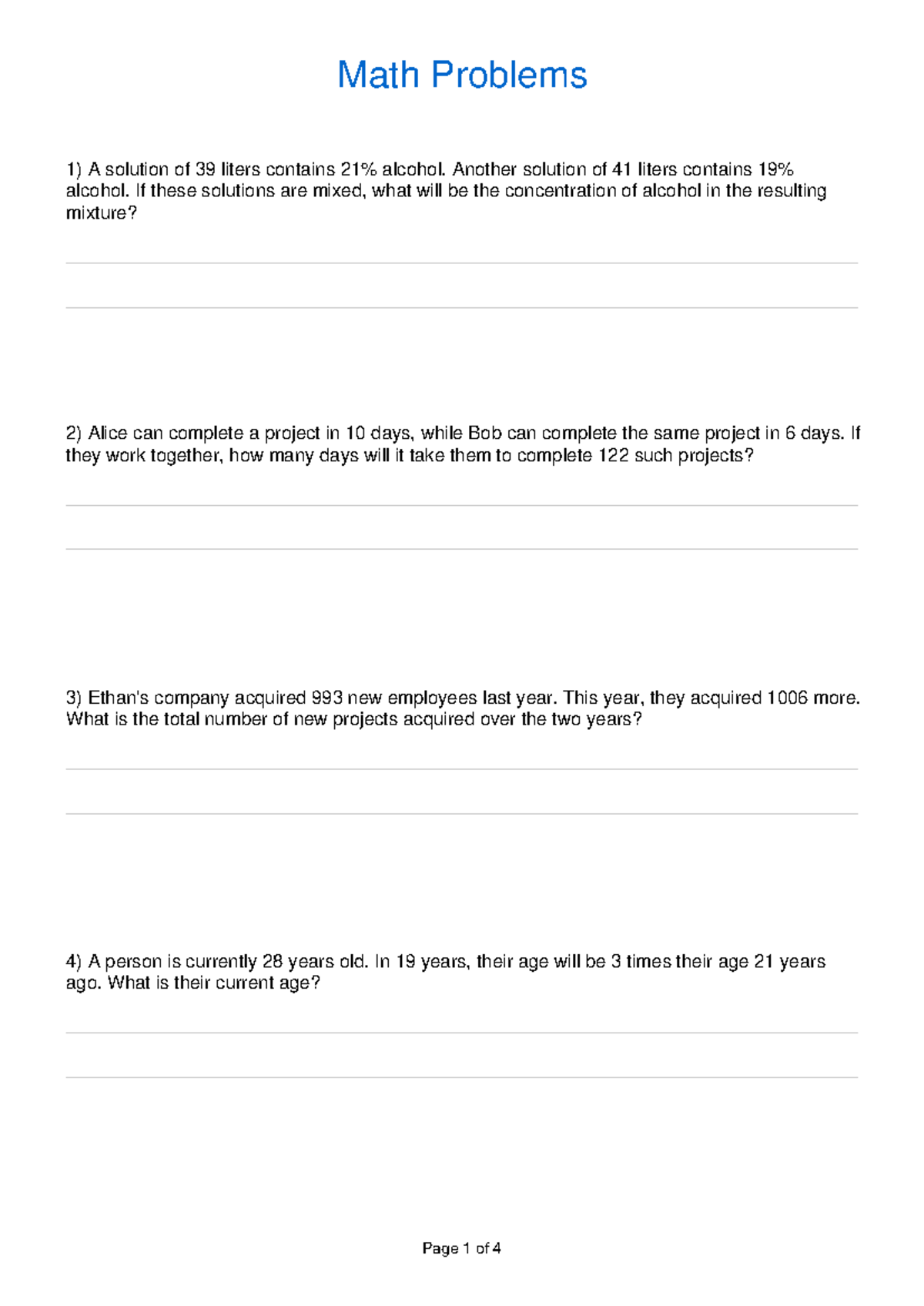 Mathematics Course Practice Questions and Answers (9ioqc4e8jh) - Studocu