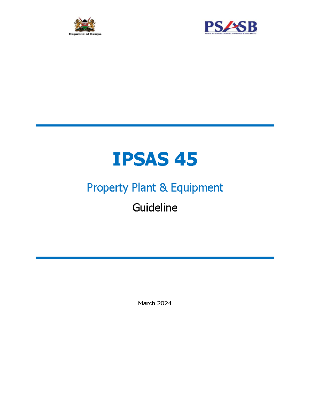IPSAS 45 Guideline: Property, Plant, and Equipment Overview - Studocu