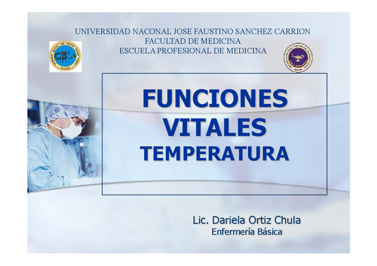 Notas de Enfermería sobre la Temperatura - ENF 101 - Document Preview