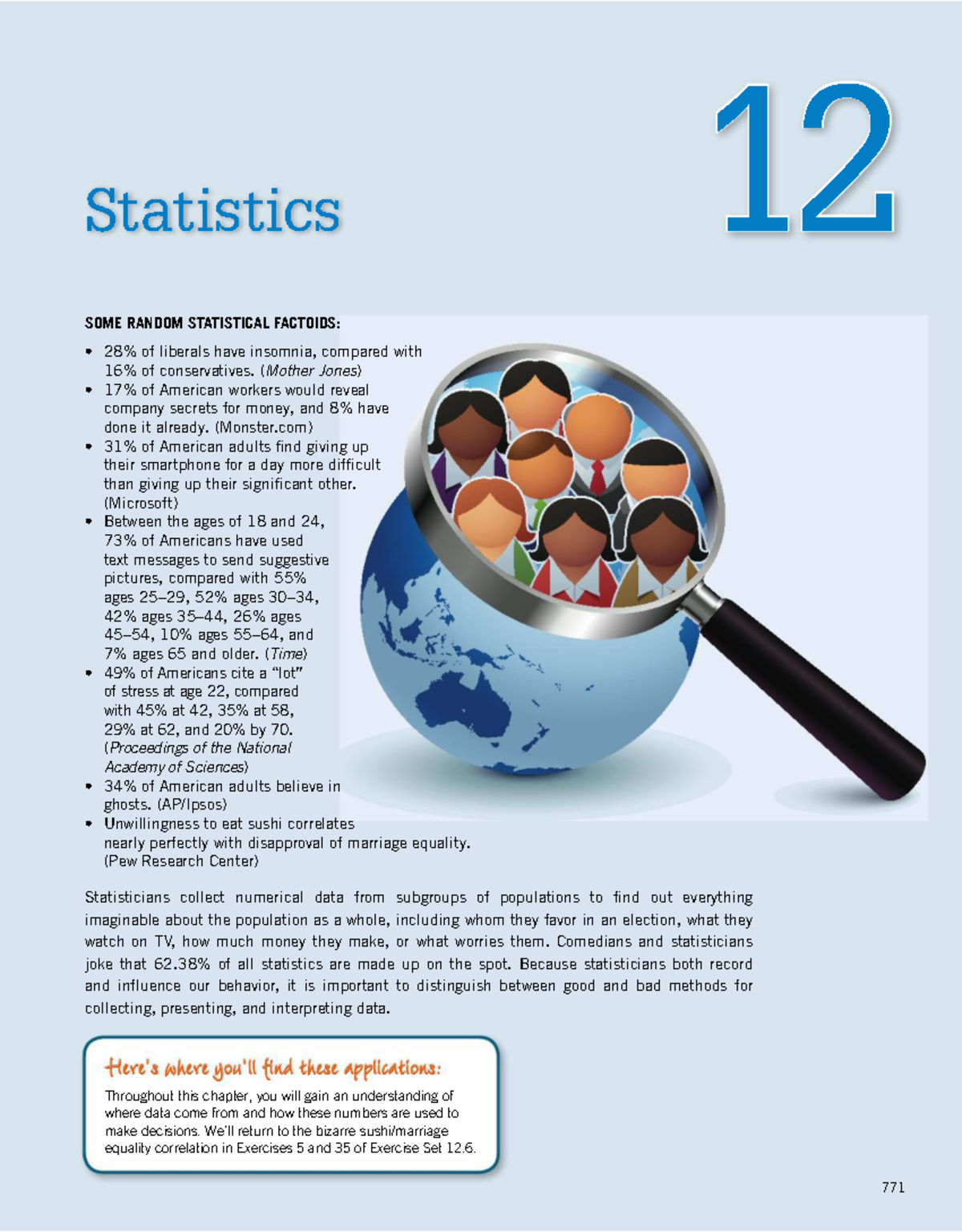 Chapter 12 - 771 Statistics 12 Here’s where you’ll find these ...