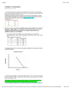 Chapter 17 Exercises - Chapter 17- Exercises Monday, July 4, 2022 8:33 ...