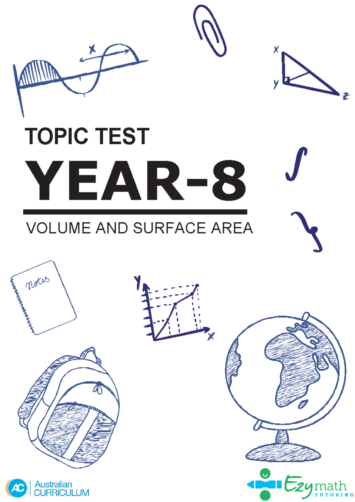Year 8 Maths Test - Volume & Surface Area Questions - 50 mins - Studocu