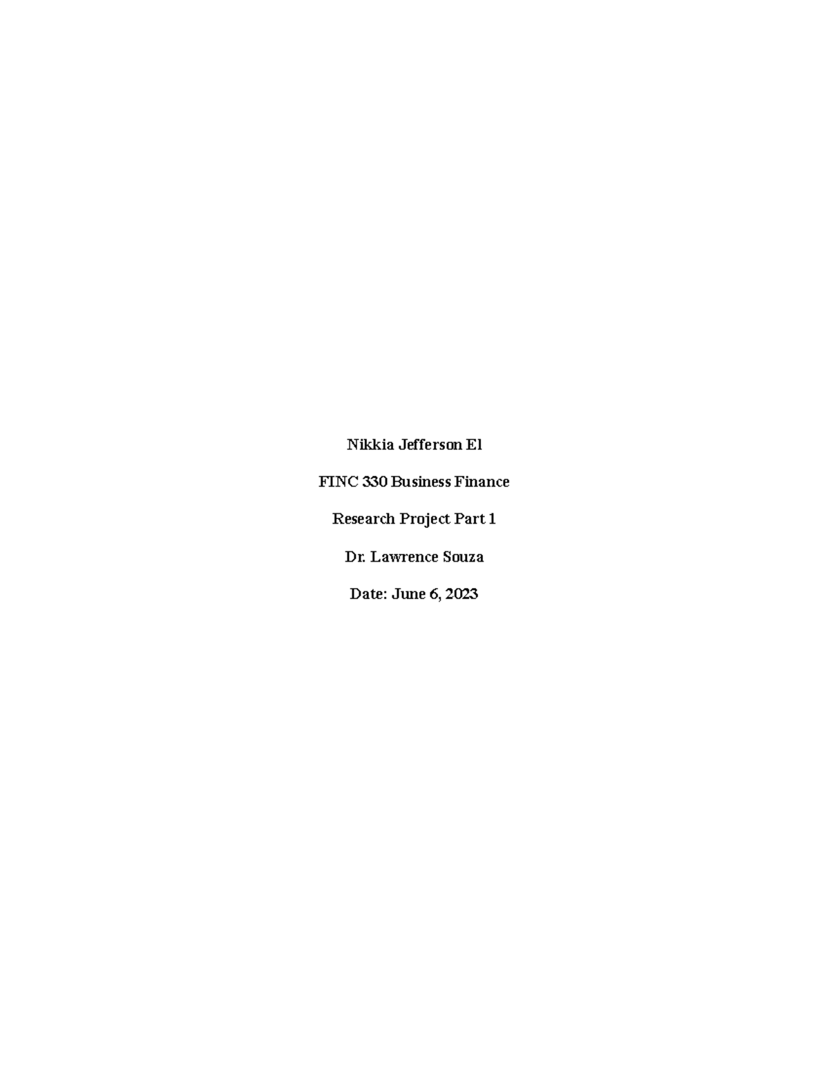 FINC 330 Project 1 - Financial Analysis of Prologis, Inc. (2018-2022 ...