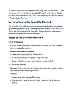 Comprehensive Overview of Research Methods and Statistics in Psychology ...