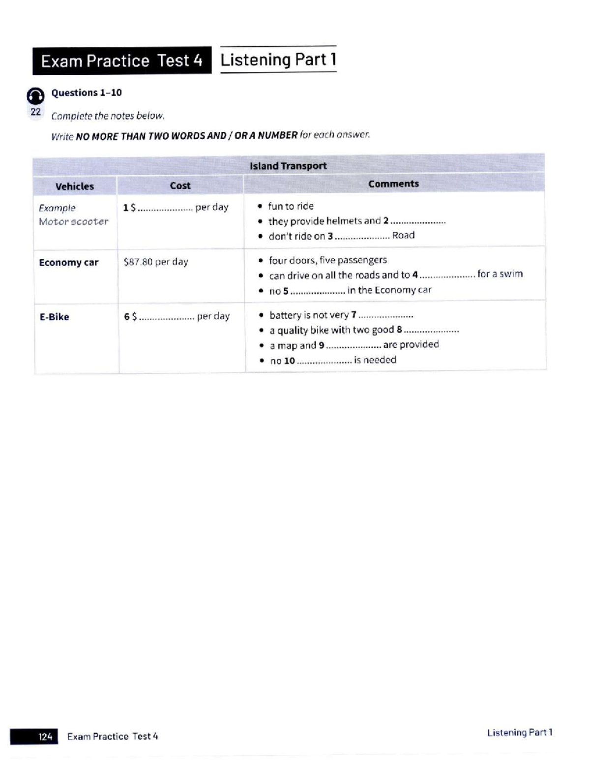 Level 2 - Listening Practice Exam Test 4 Questions & Answers - Studocu