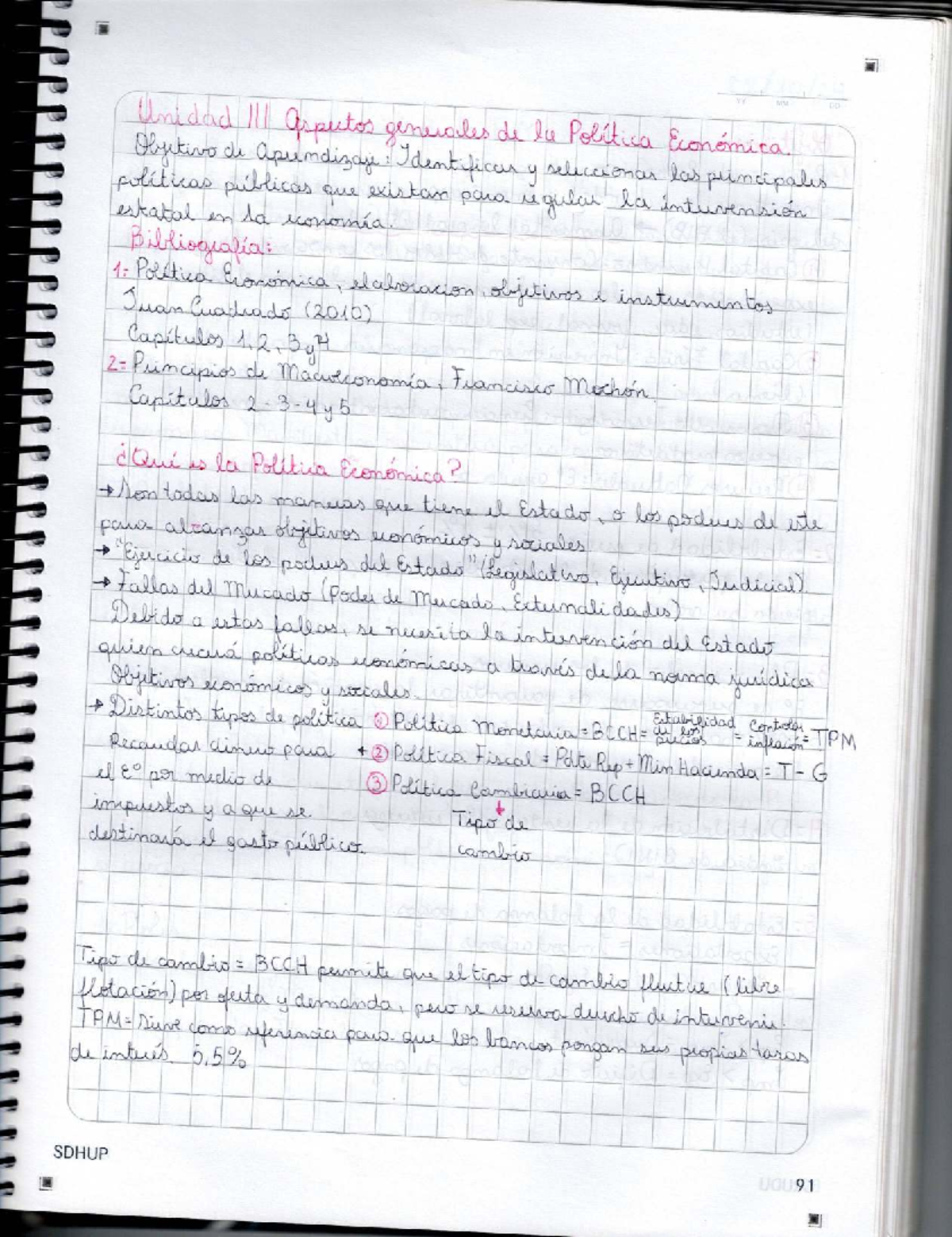 CFFF 2023 Aspectos Generales de la Política Económica y su Regulación ...