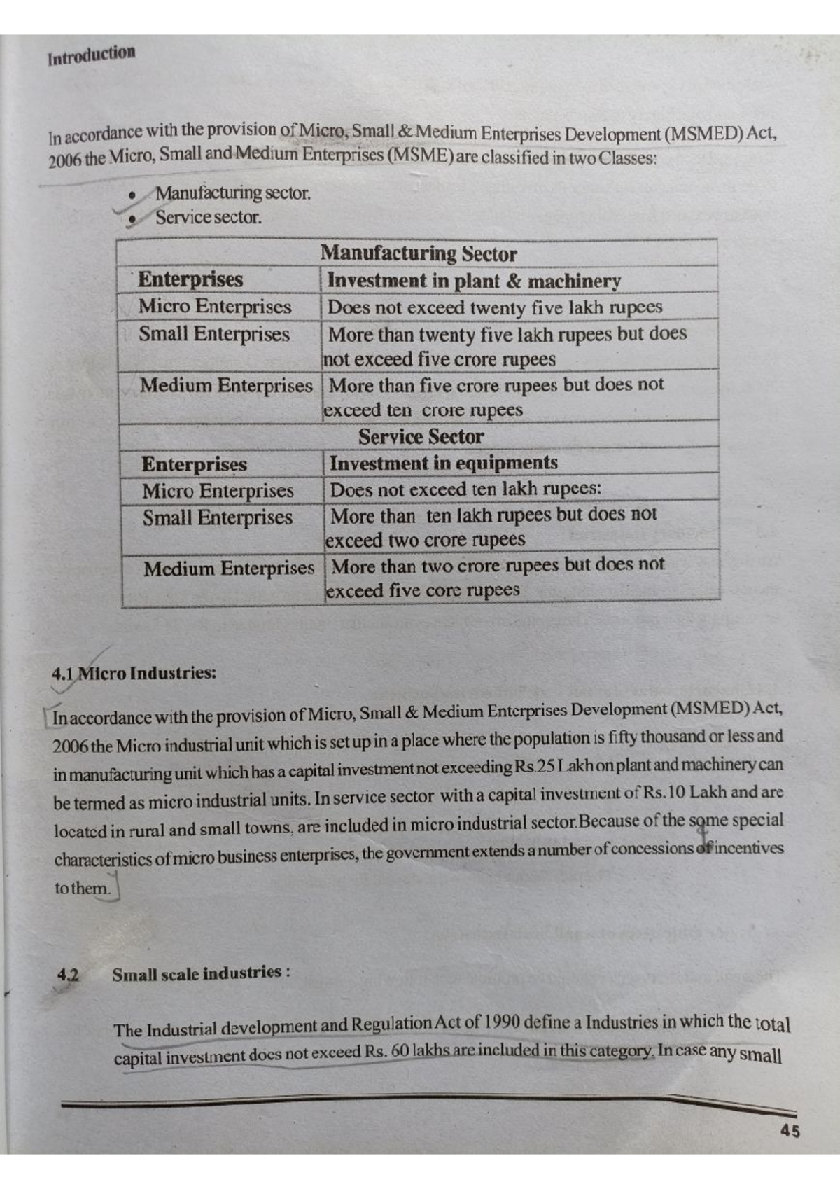 Ch-4 Micro Small and Medium Enterprises - Entrepreneurship Development ...