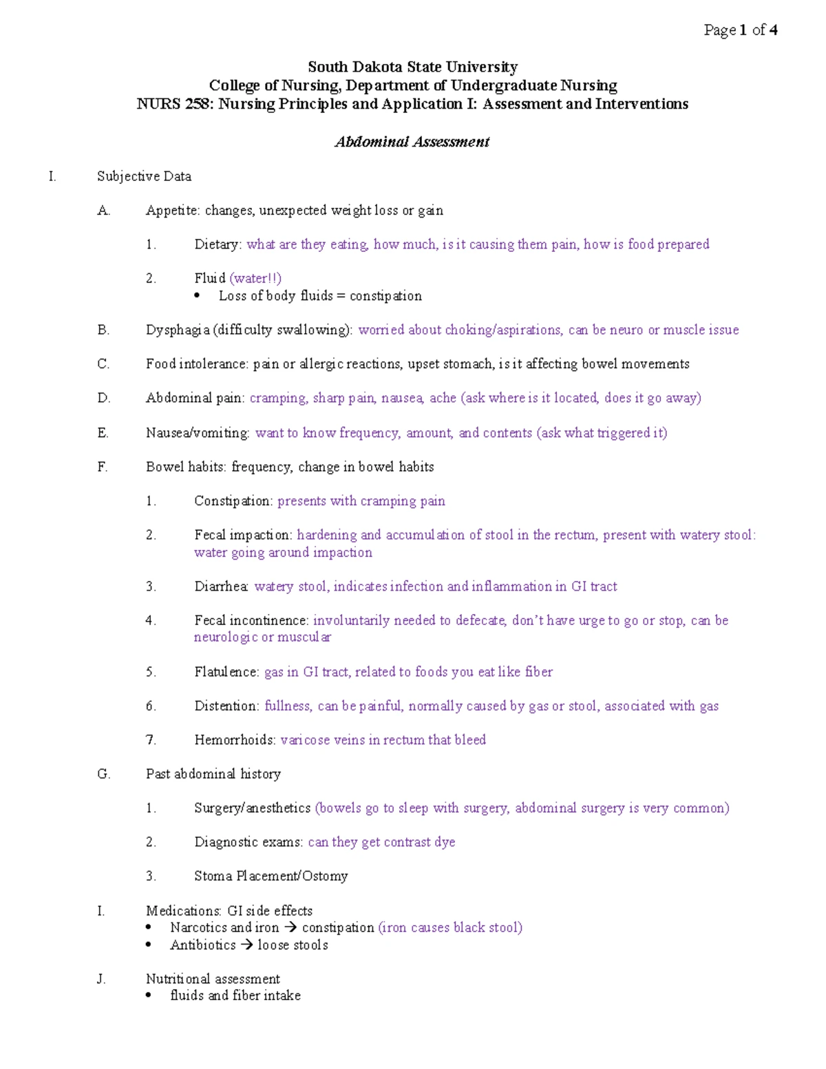 H&P Template: Comprehensive Patient Evaluation Guidelines for ...