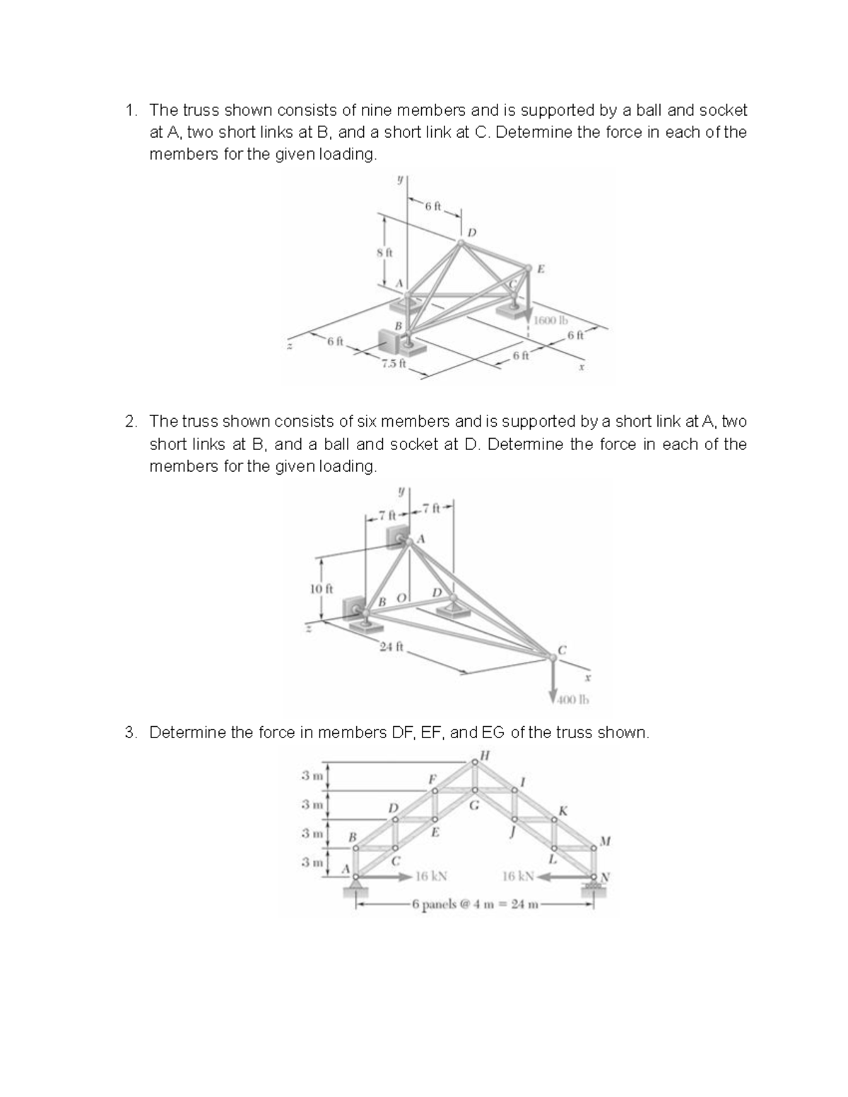 Truss Analysis and Force Determination - Reviewer Prelim - Studocu