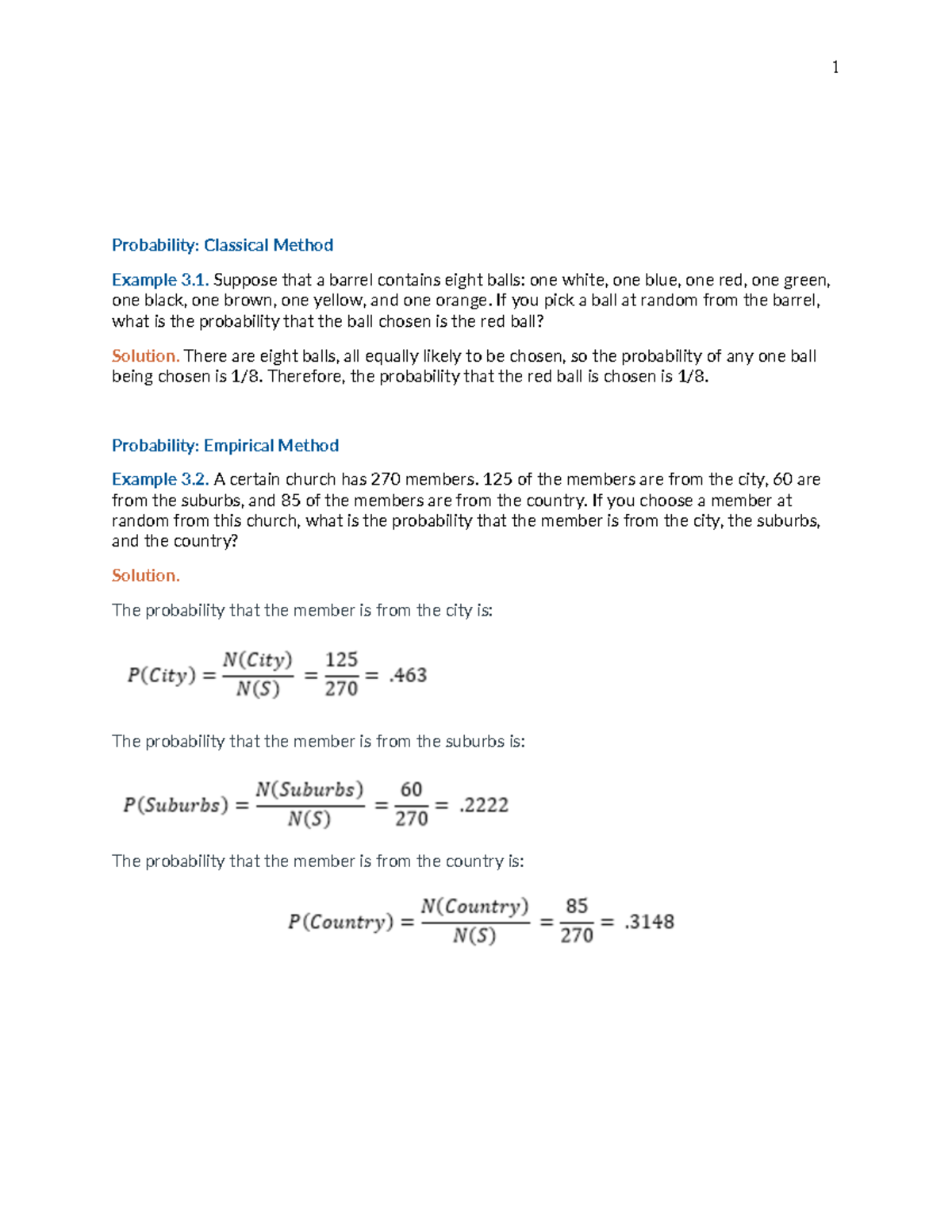 Statistical Methods: Problem Sets and Solutions (Course Code: STATS ...