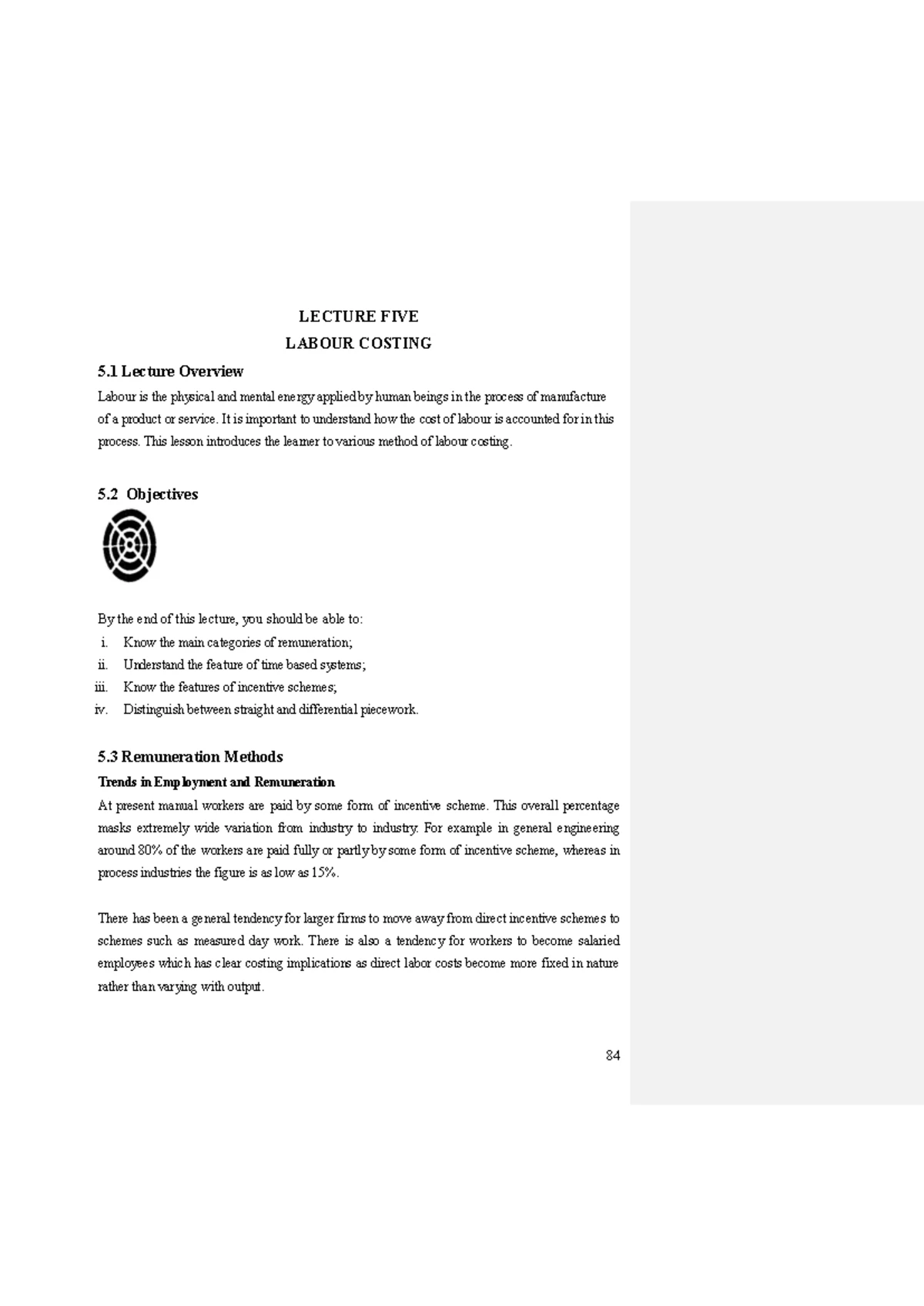 Cost Classification and Cost Statements - ACC 101 Lecture Notes - Studocu