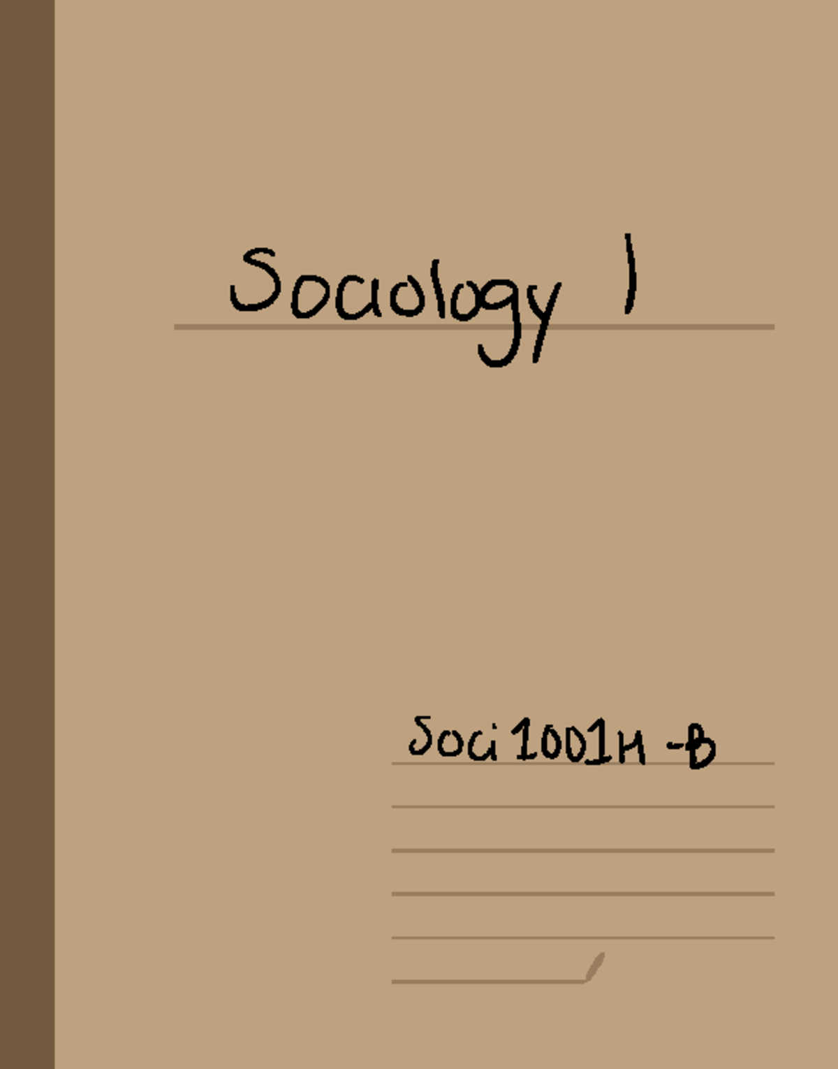 SOCI1001 - Comprehensive Lecture Notes on Sociological Concepts - Studocu