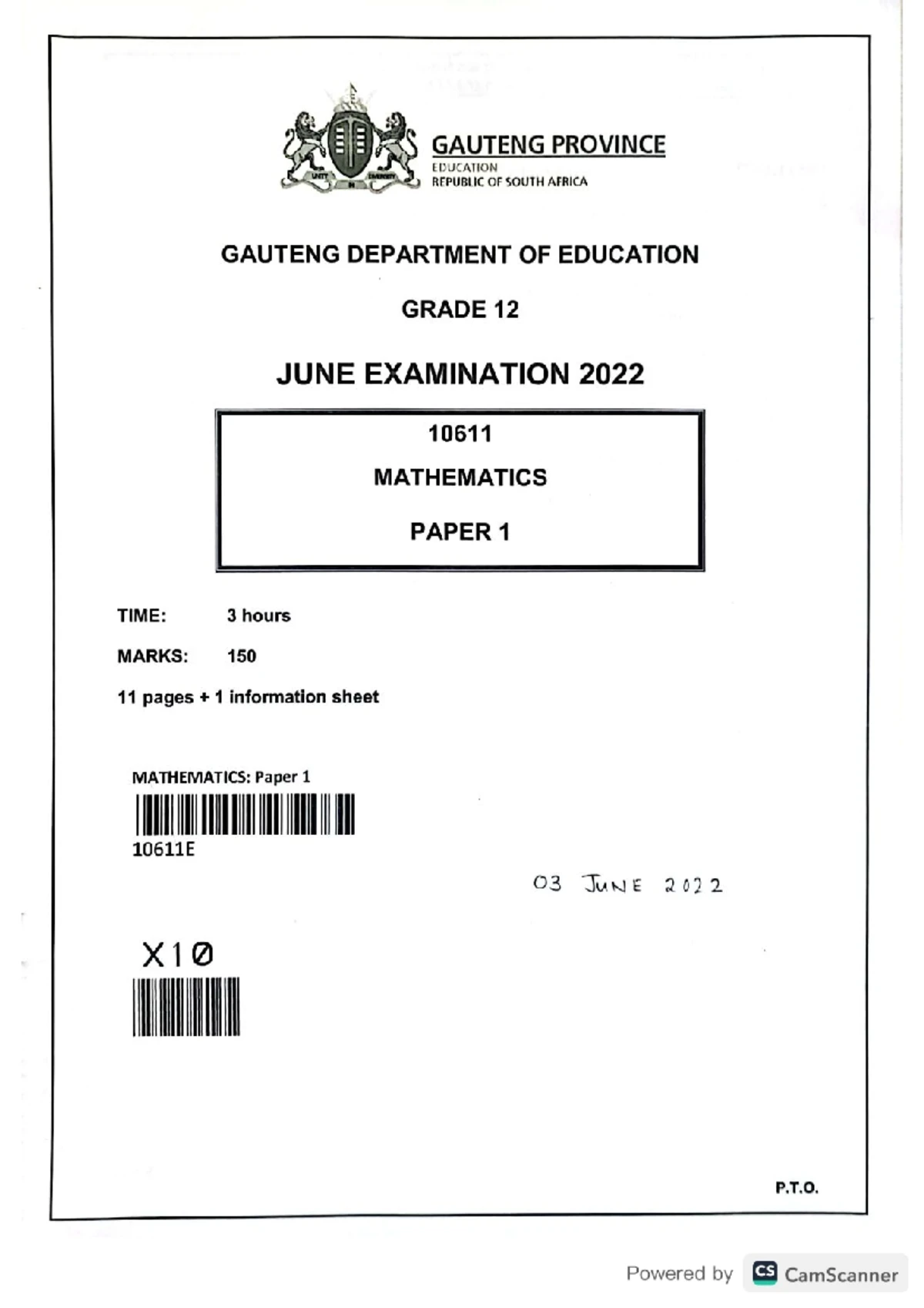 Grade 12 Accounting Paper 2 June Exam REW299 (2022) Solutions - Studocu