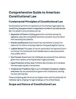 Constitutional Law - Study Notes & Assignments - Studocu