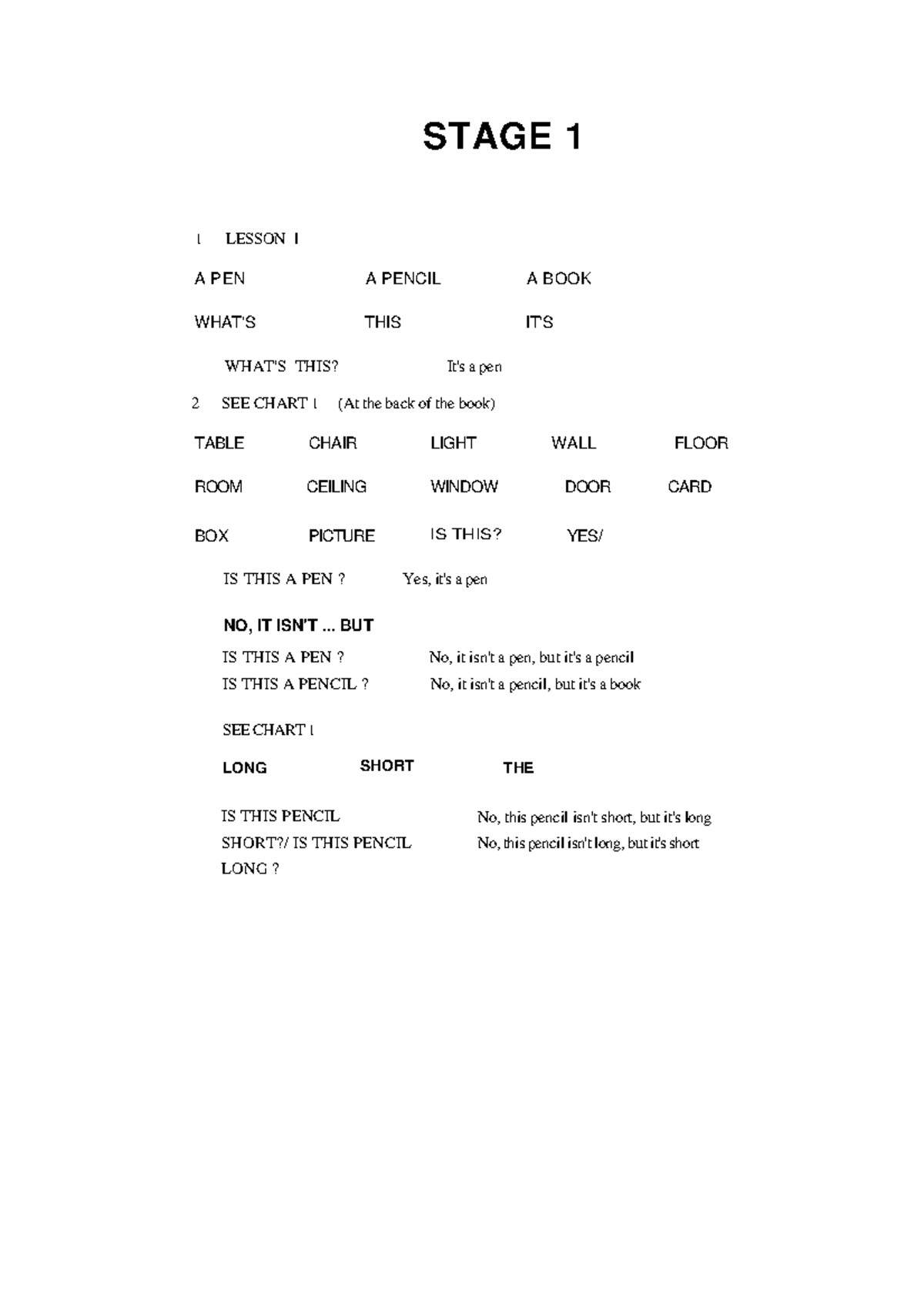 602996111 Callan Method Book 1: Stage 1 Lesson Overview - Studocu