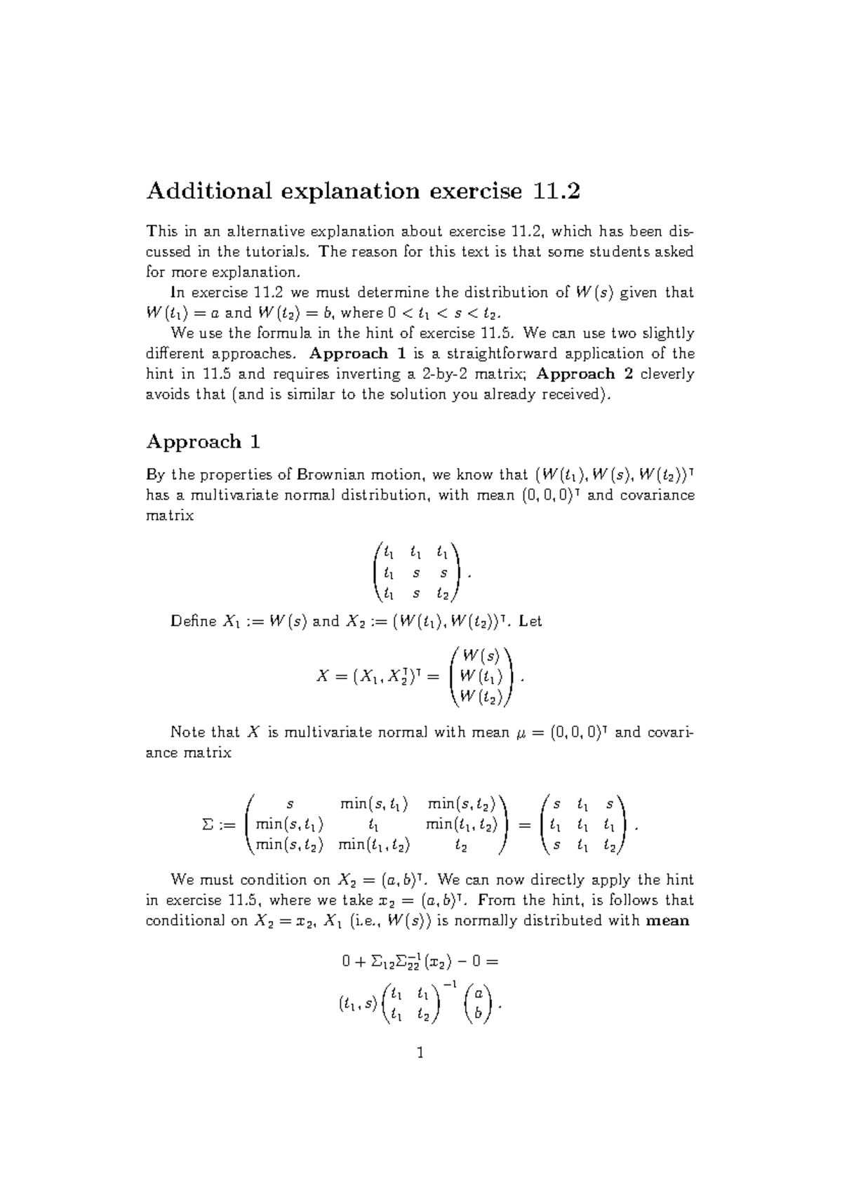 Additional Explanation for Exercise 11 - Math Concepts Review - Studeersnel