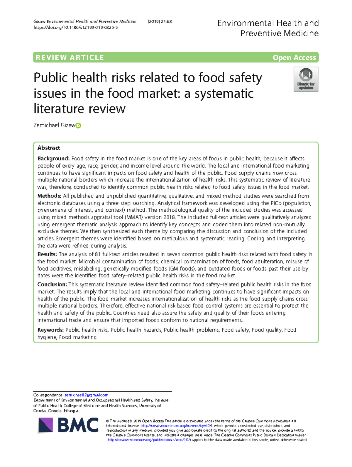 Food Safety in Public Markets: Health Risks & Environmental Impact ...