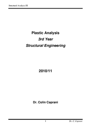BITC 323 Notes - A third year student - Design and analysis of ...