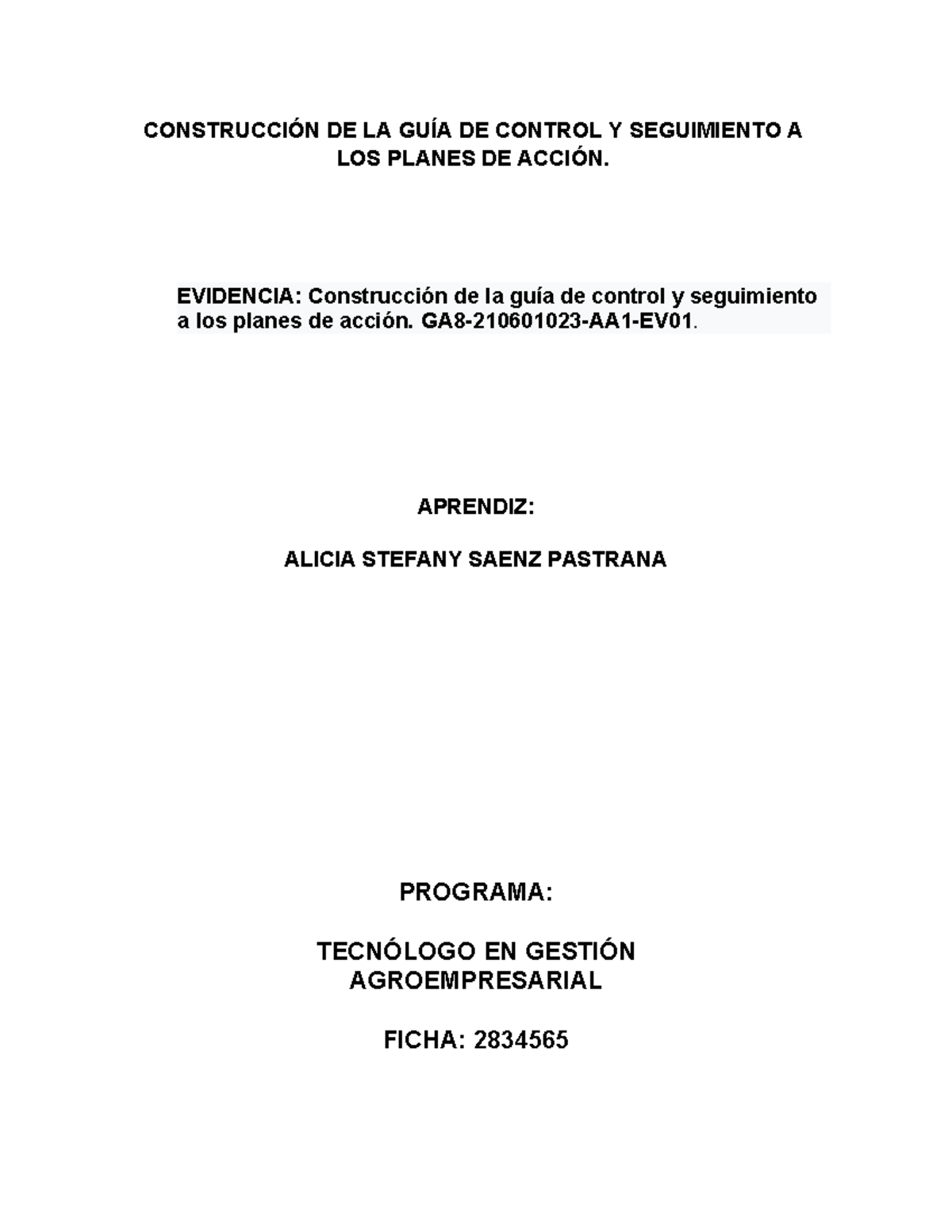 Guía de Control y Seguimiento a Planes de Acción - GA8-210601023-AA1 ...
