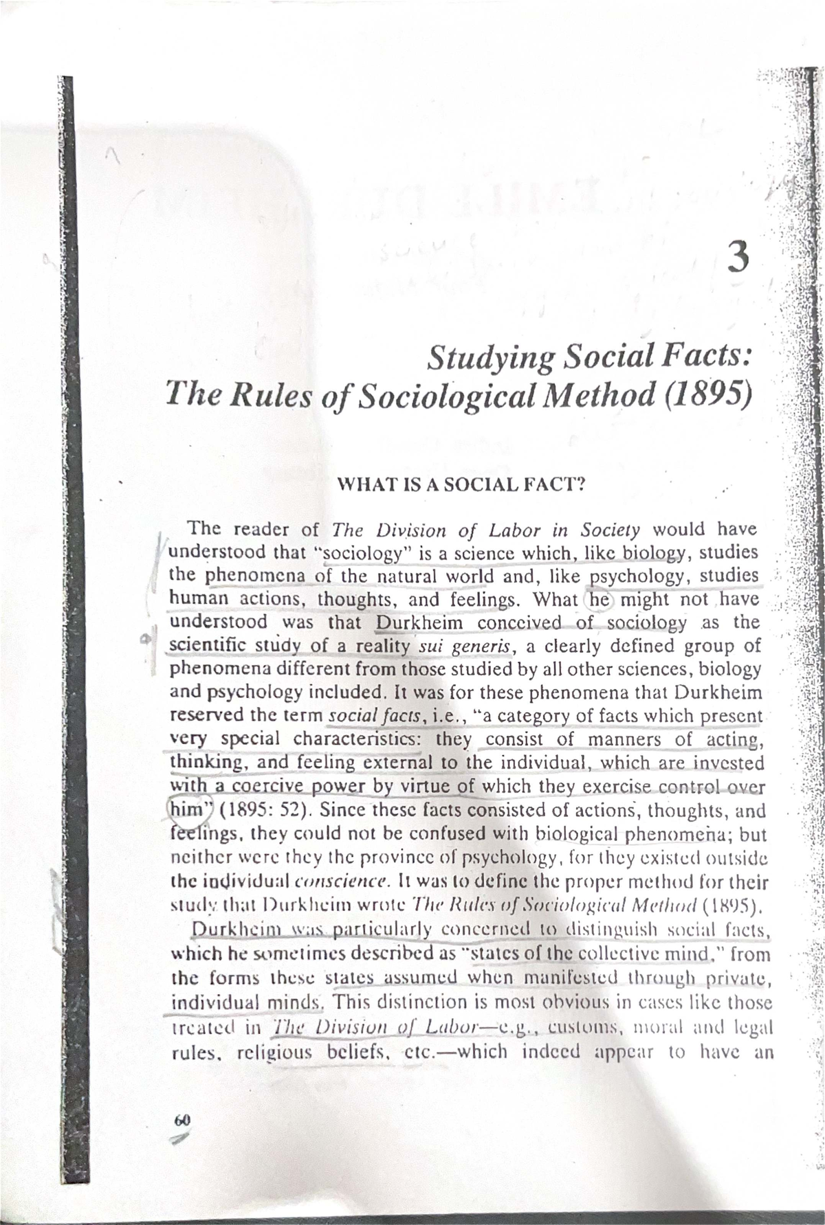 SOC 101: What is a Social Fact? - Study Notes on Durkheim's Method ...