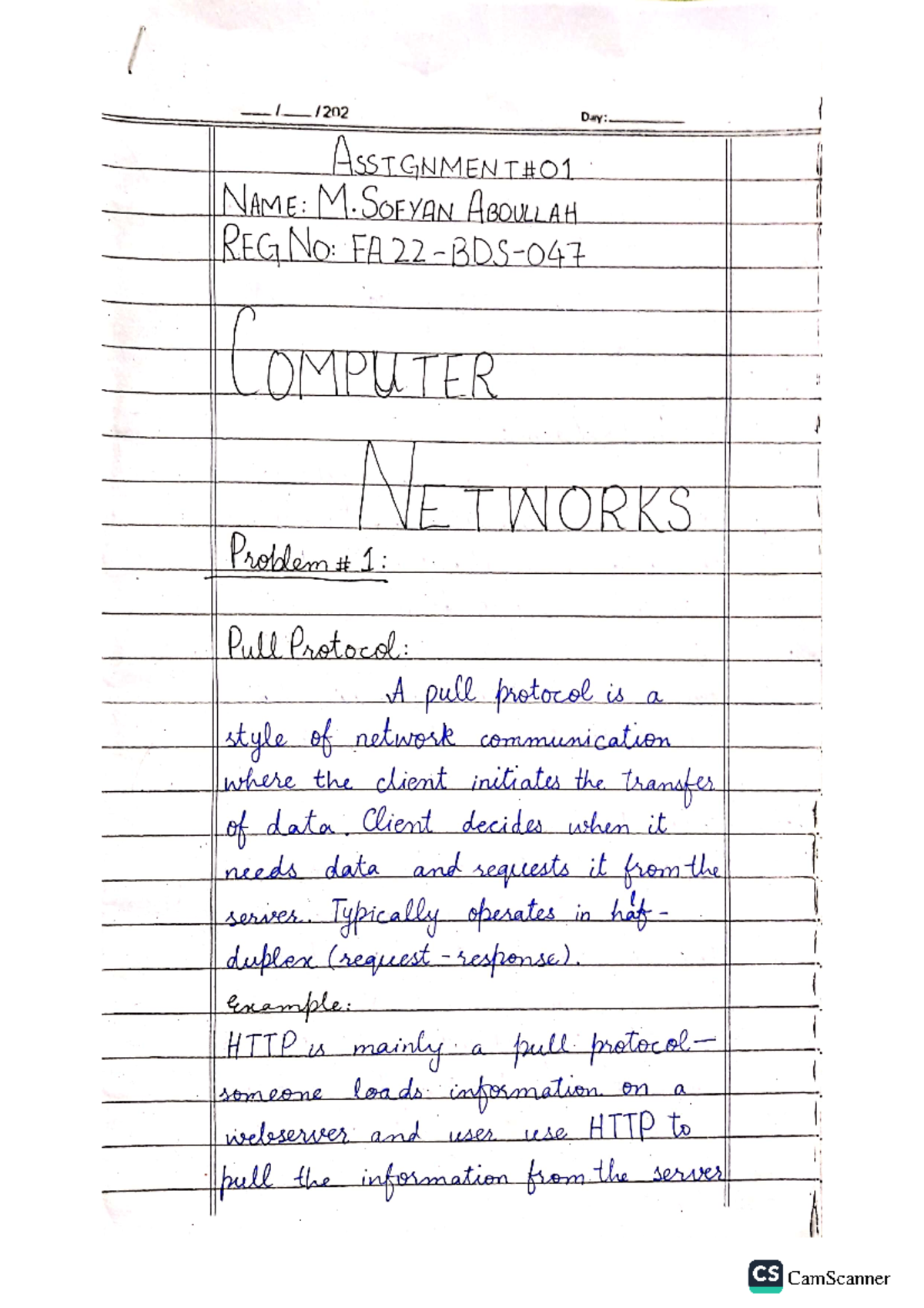 Computer Networks (CSE101) Assignment 1 Overview and Guidelines - Studocu