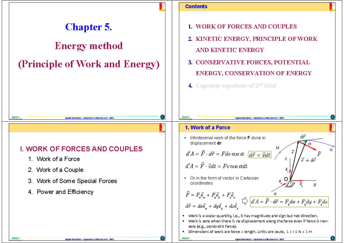 P3-chapter 5 Energy method -new - Applied Mechanics - Department of ...