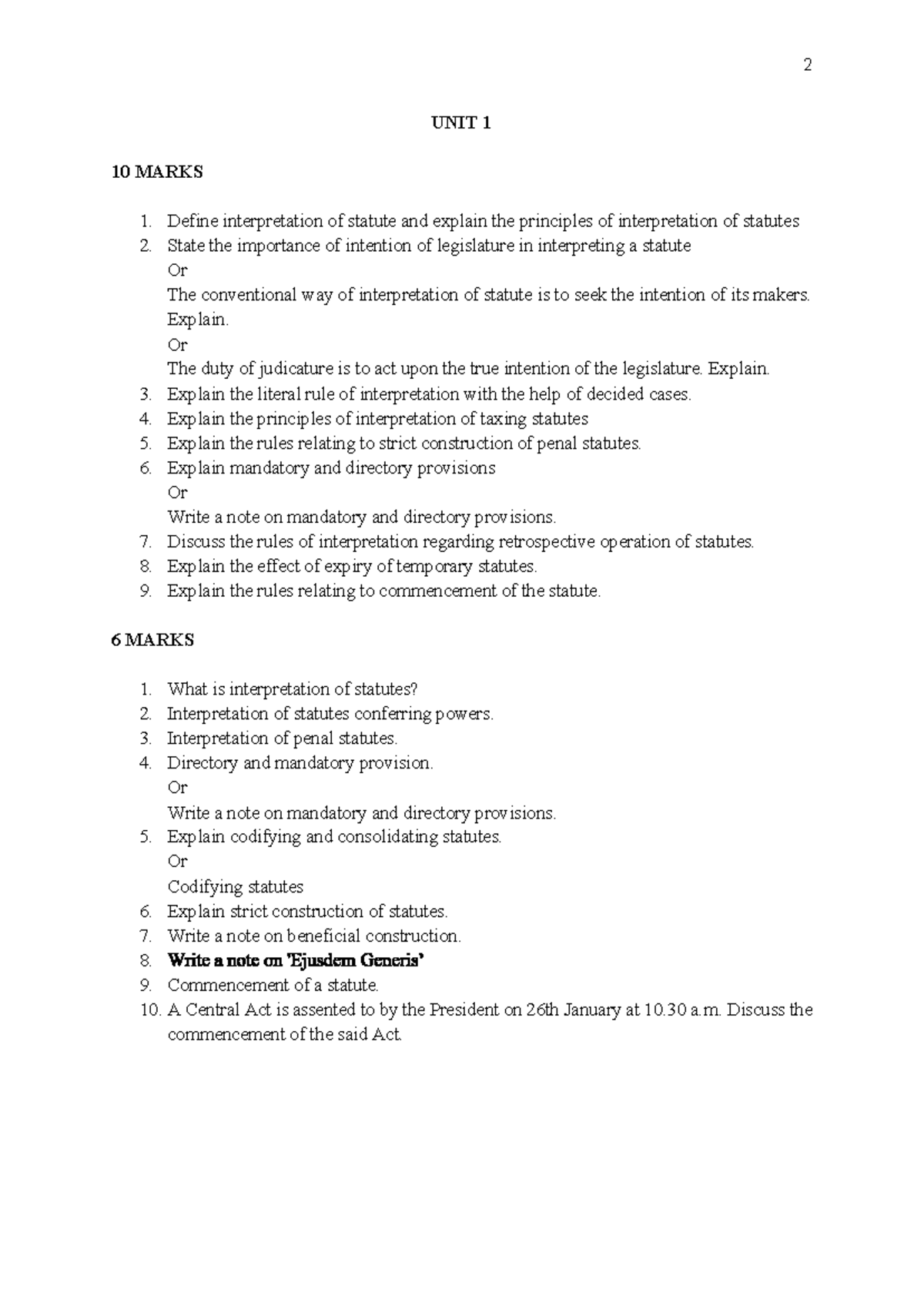 Interpretation of Statutes: Principles & Case Studies (IOS 1,2,3) - Studocu