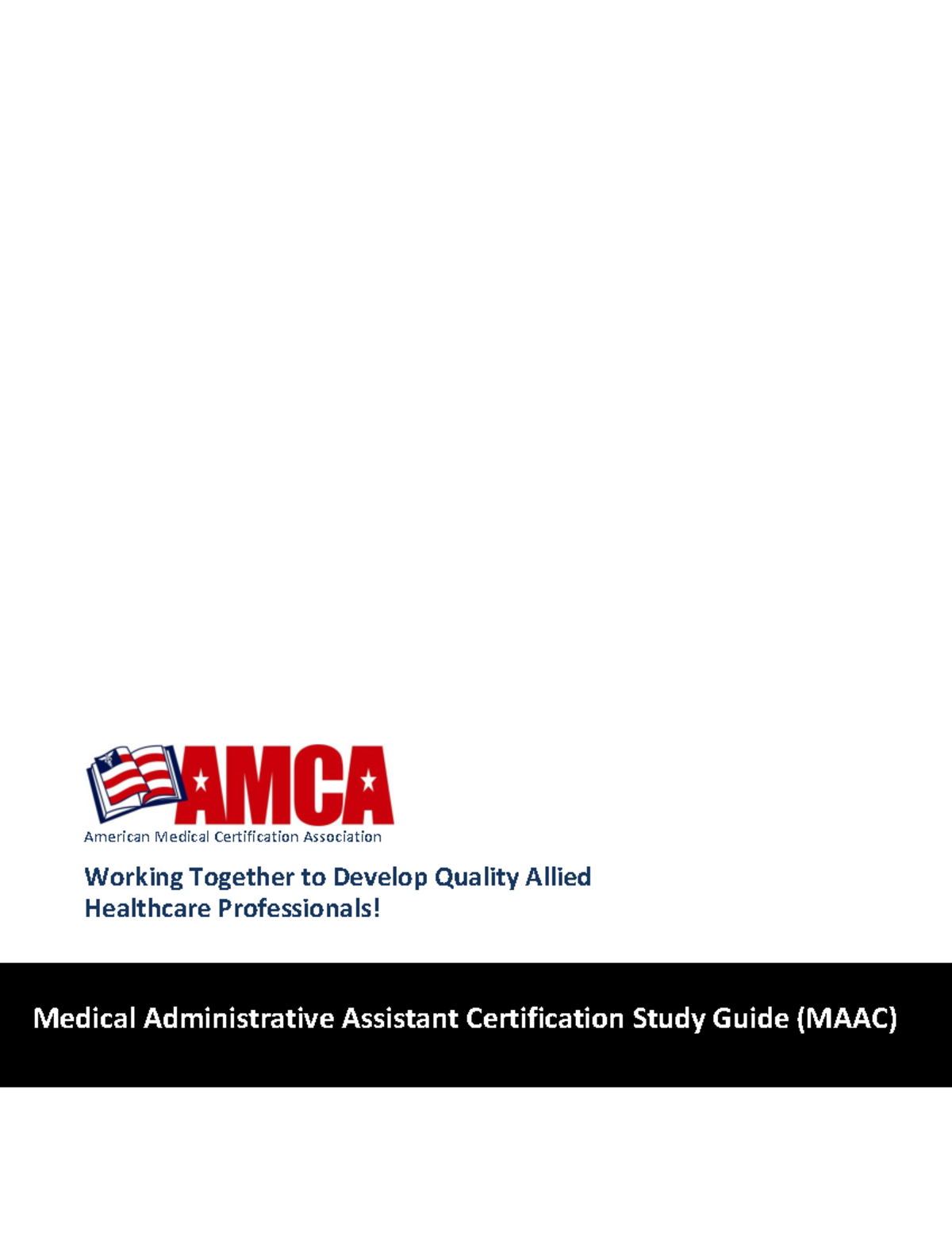 MAAC Medical Administrative Assistant Certification Exam Study Guide ...