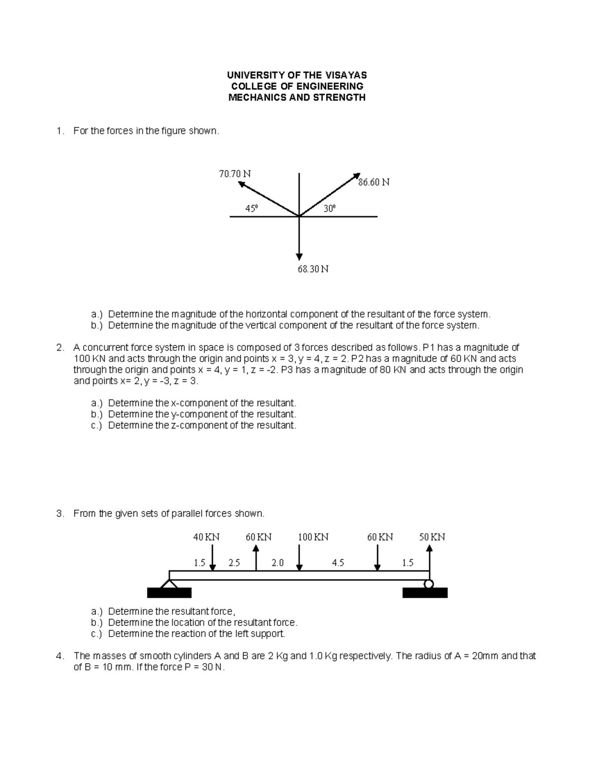 Mechanics and Strength Review - Analysis and Problem Solutions - Studocu
