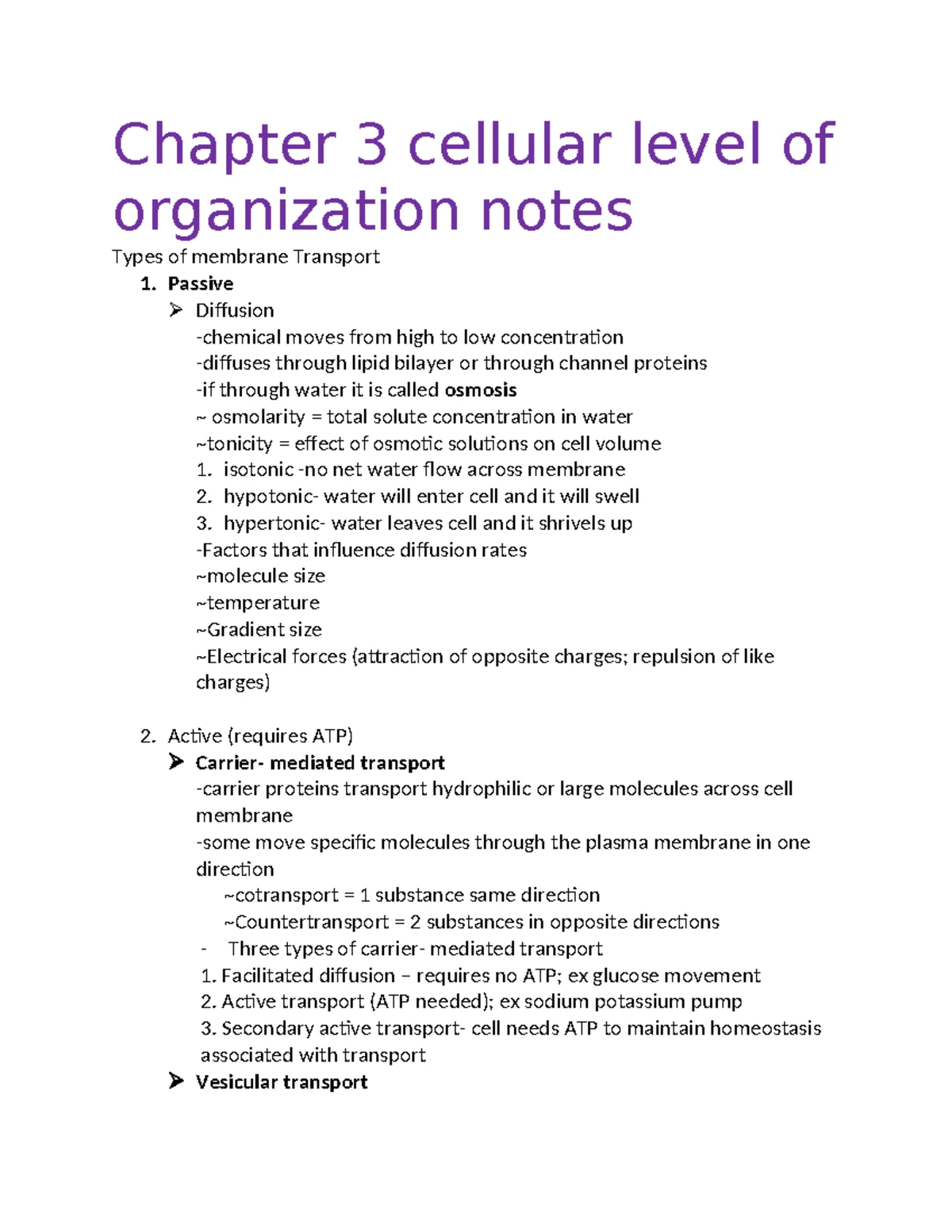 Ch 14: Autonomic Nervous System - Key Concepts & Notes - Studocu