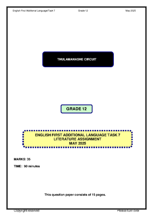 [Solved] email format english HL grade 12 - English - Home Language ...