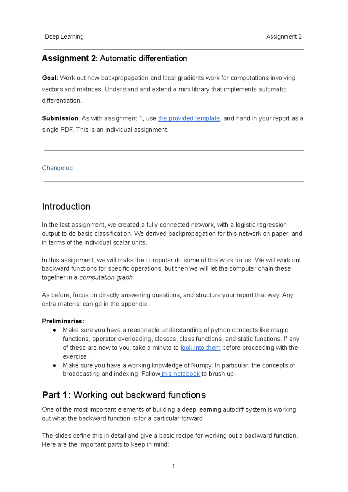 Deep Learning (CS101) Assignment 2: Automatic Differentiation ...