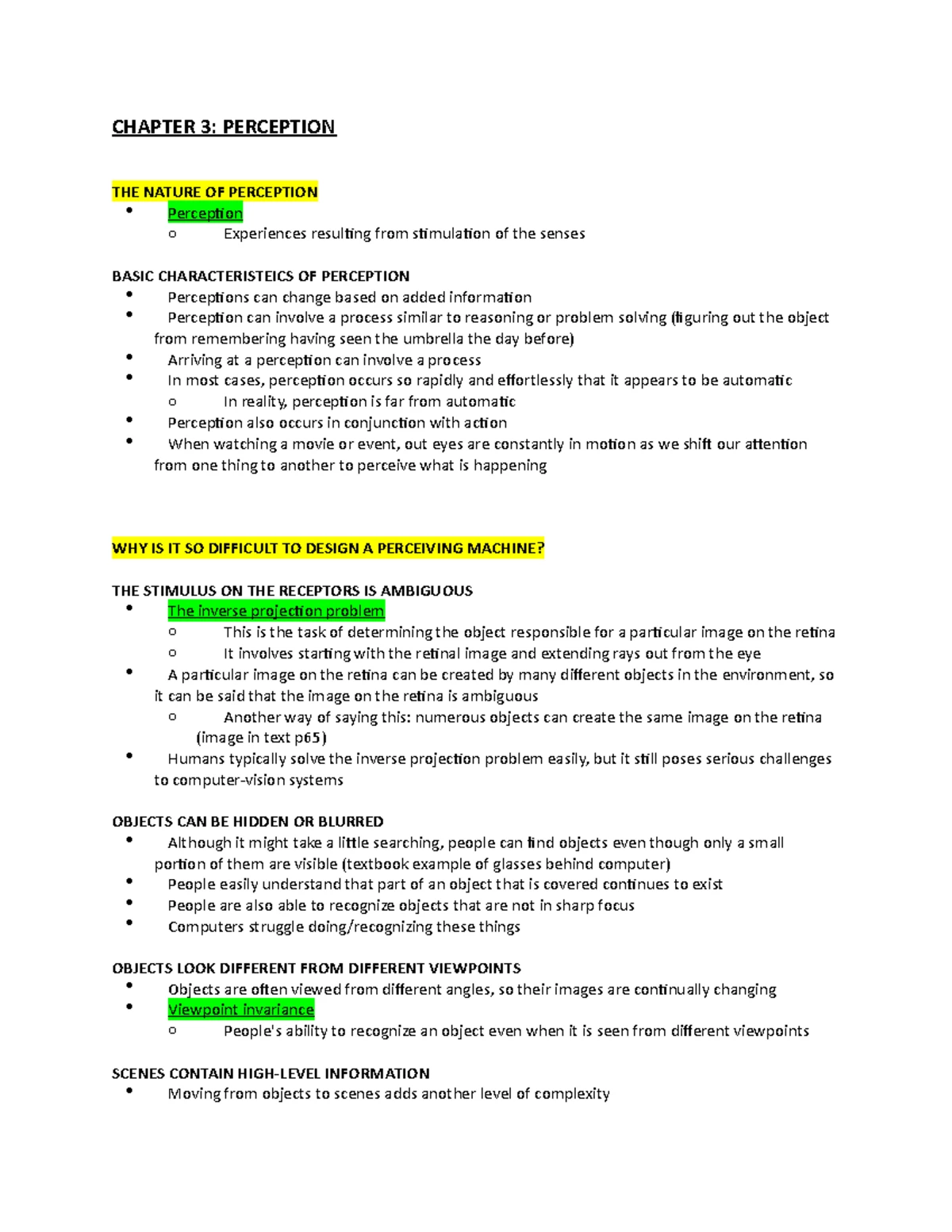 Cog 12: Problem Solving Notes and Key Concepts Overview - Studocu