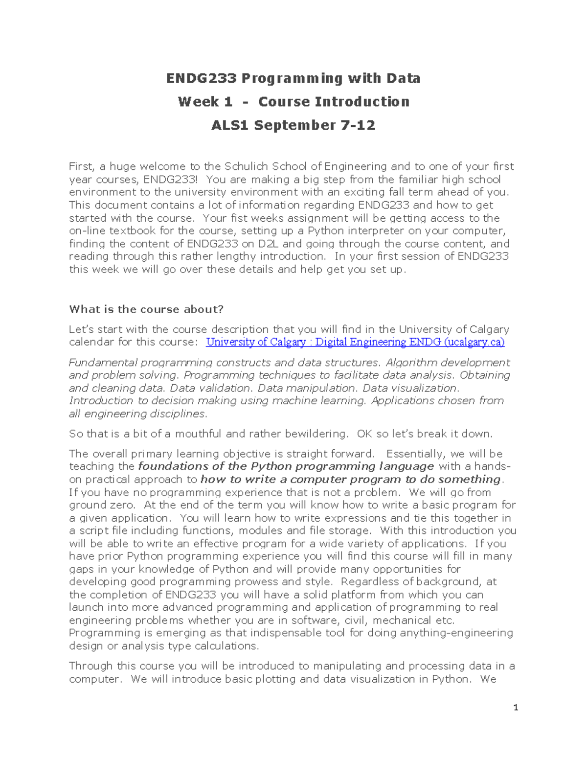 ALS1notes - First active learning notes - ENDG233 Programming with Data ...