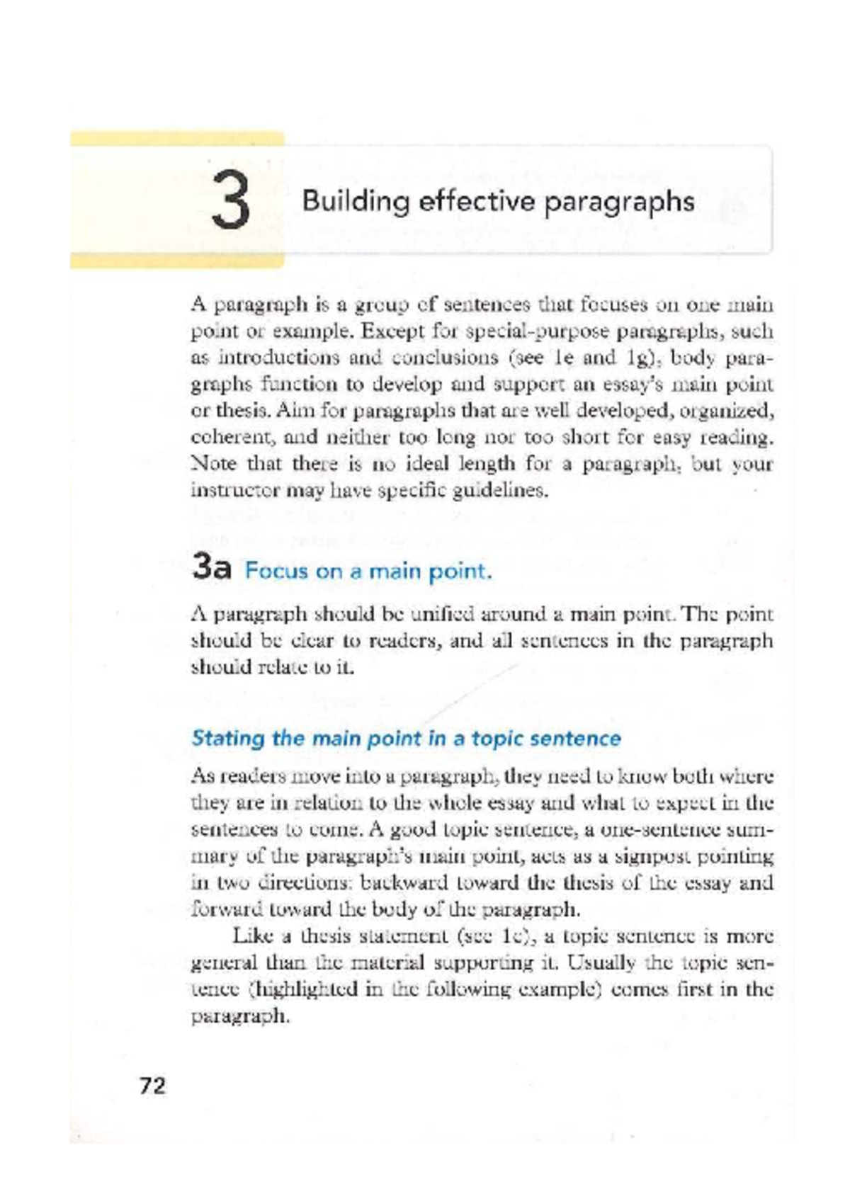 3. Building Effective Paragraphs: Strategies for Coherence and ...