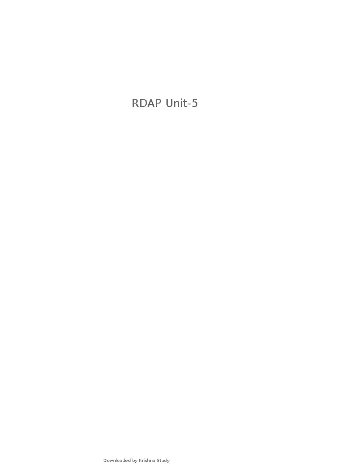 Rdap unit 5 rdap unit 4 notes aktu - RDAP Unit- Unit-5 Rural ...