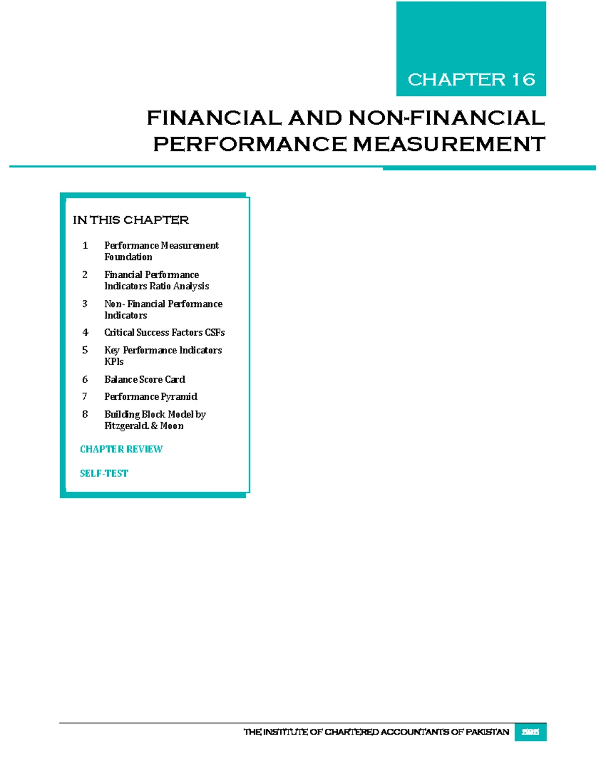 ACCA F5 Performance Management Revision Question Bank 2012 - Studocu