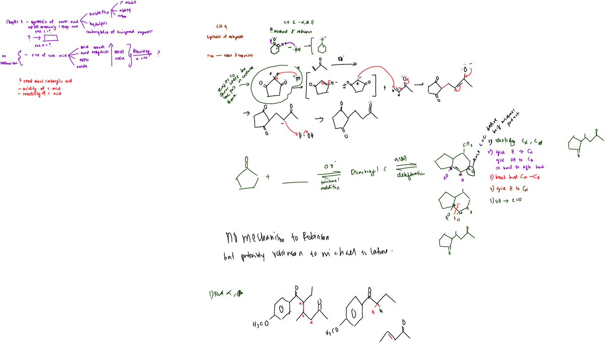 Ch 3 Self-Study Notes on Carboxylic Acid Synthesis and Reactions - Studocu
