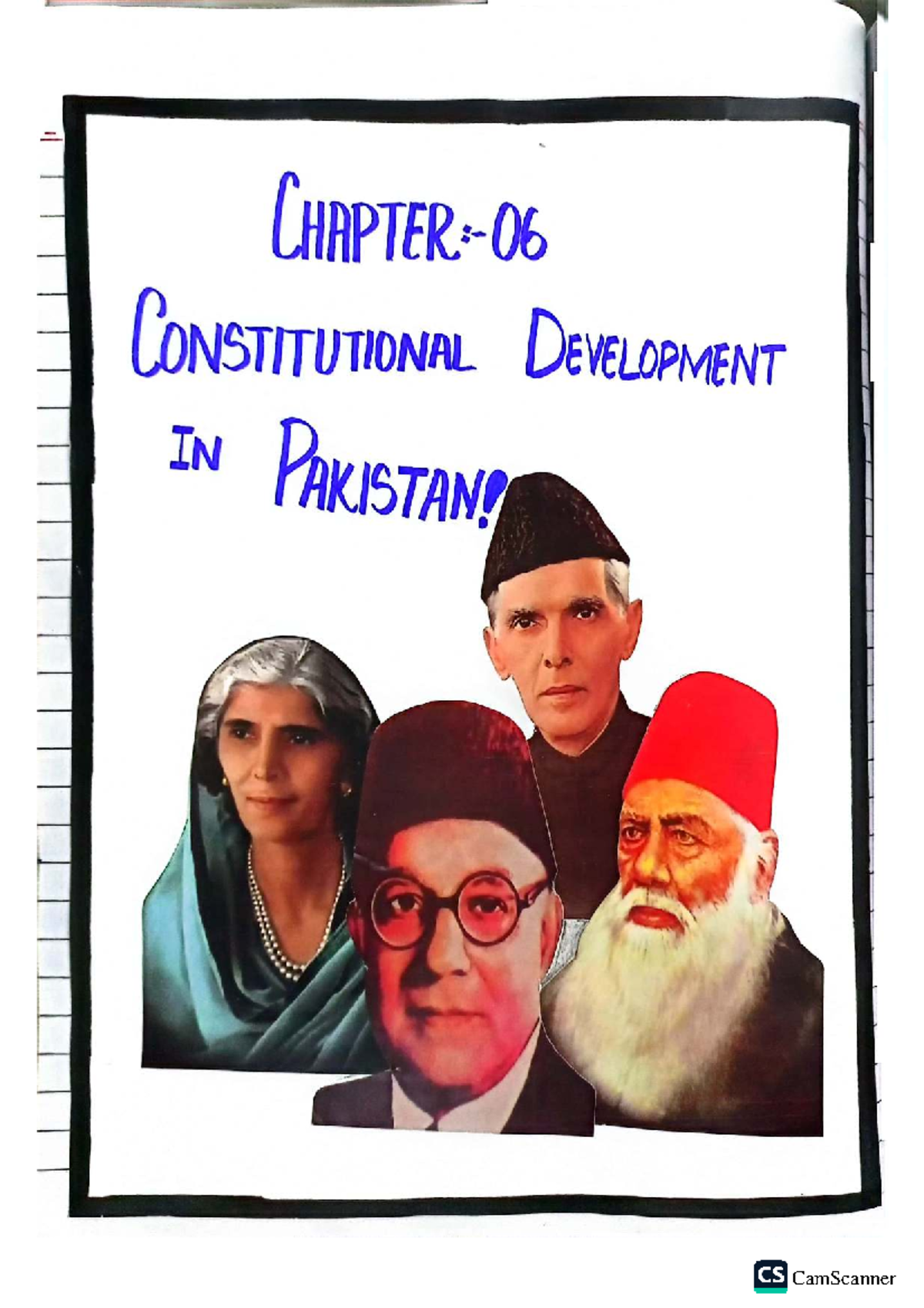 Chapter 6: Constitutional Development in Pakistan - CS - Studocu