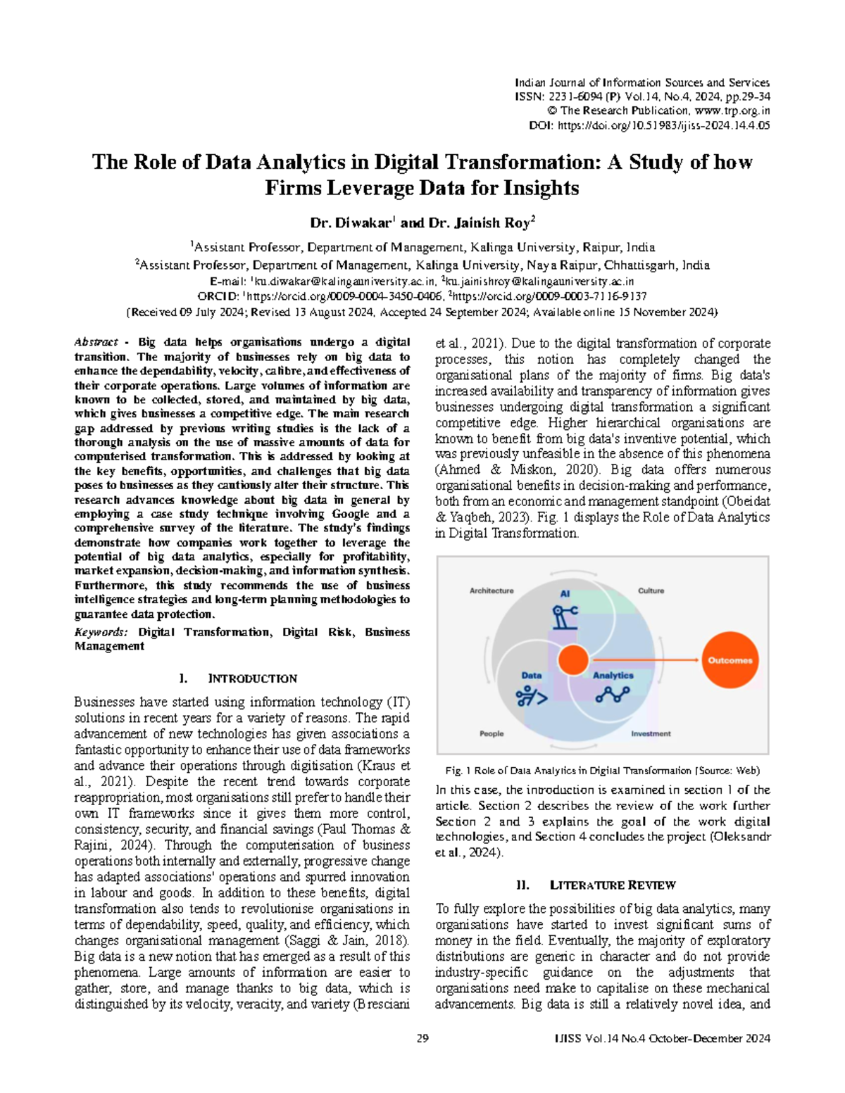 The Role of Data Analytics in Digital Transformation: Insights from ...
