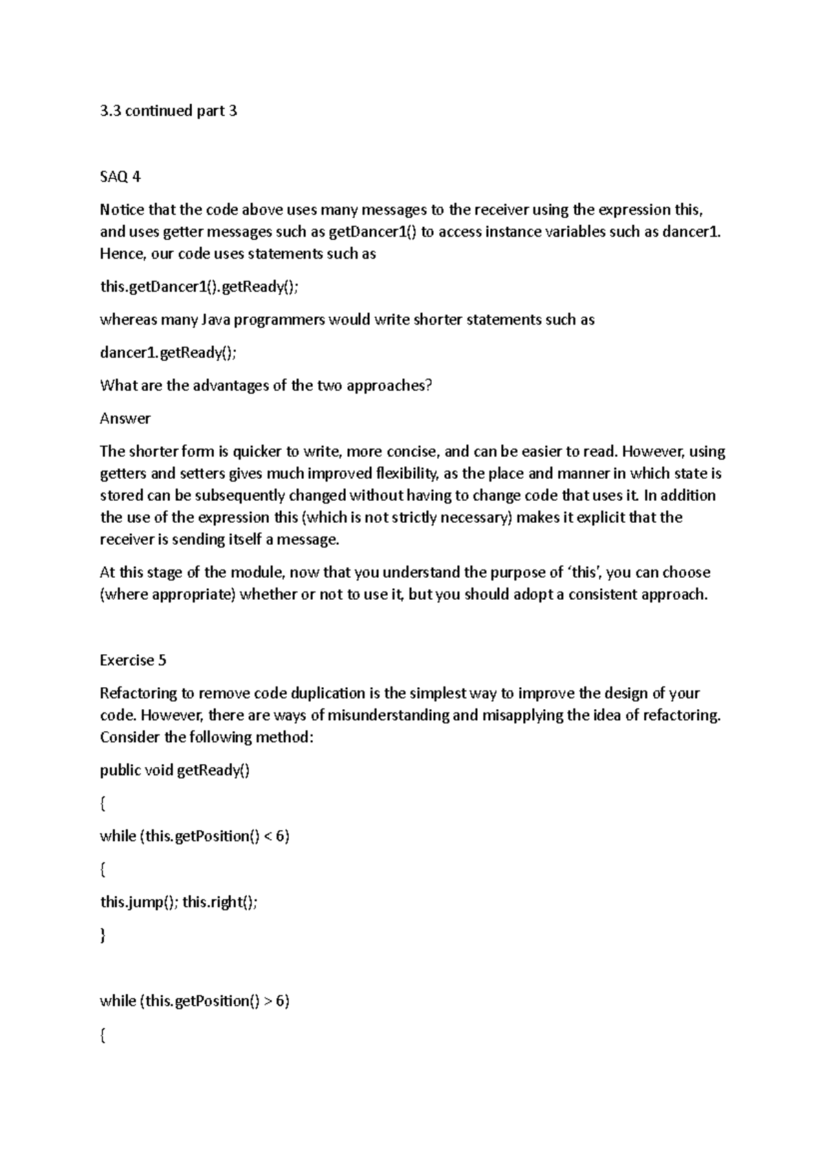Unit 7 - 3.3 continued part 3 - 3 continued part 3 SAQ 4 Notice that ...