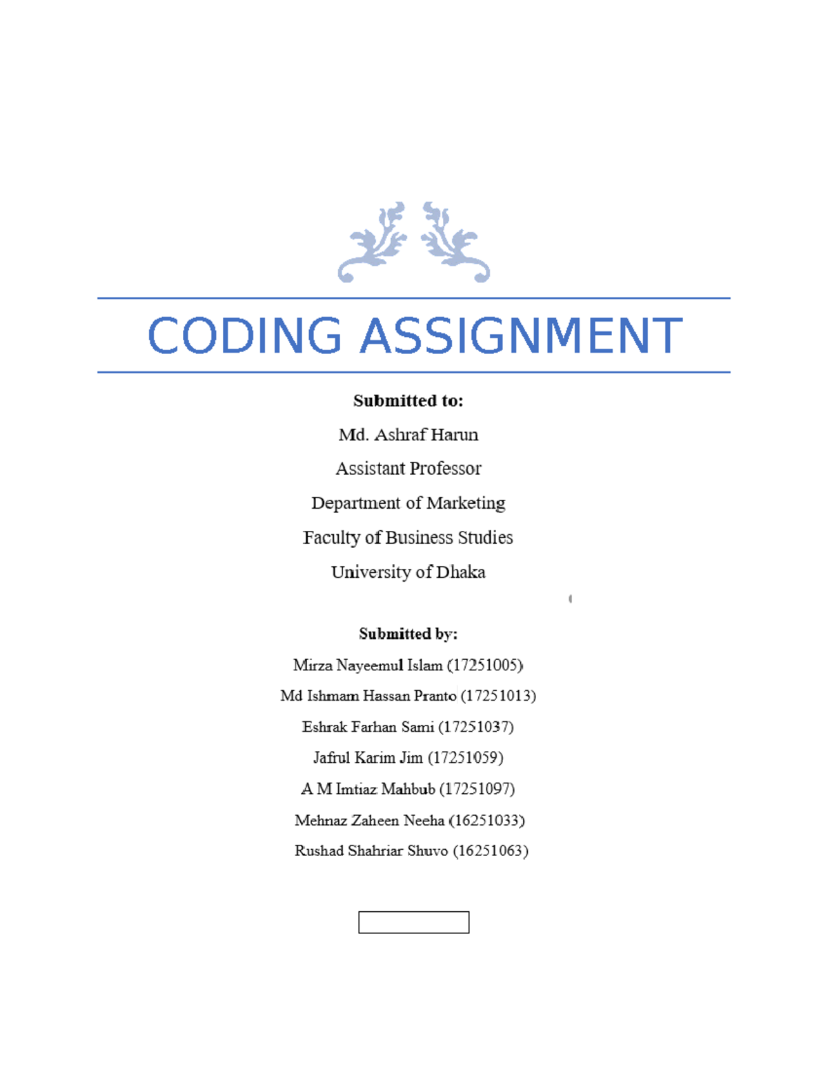 Coding Group Assignment - Market Growth Insights for X Brand - Studocu